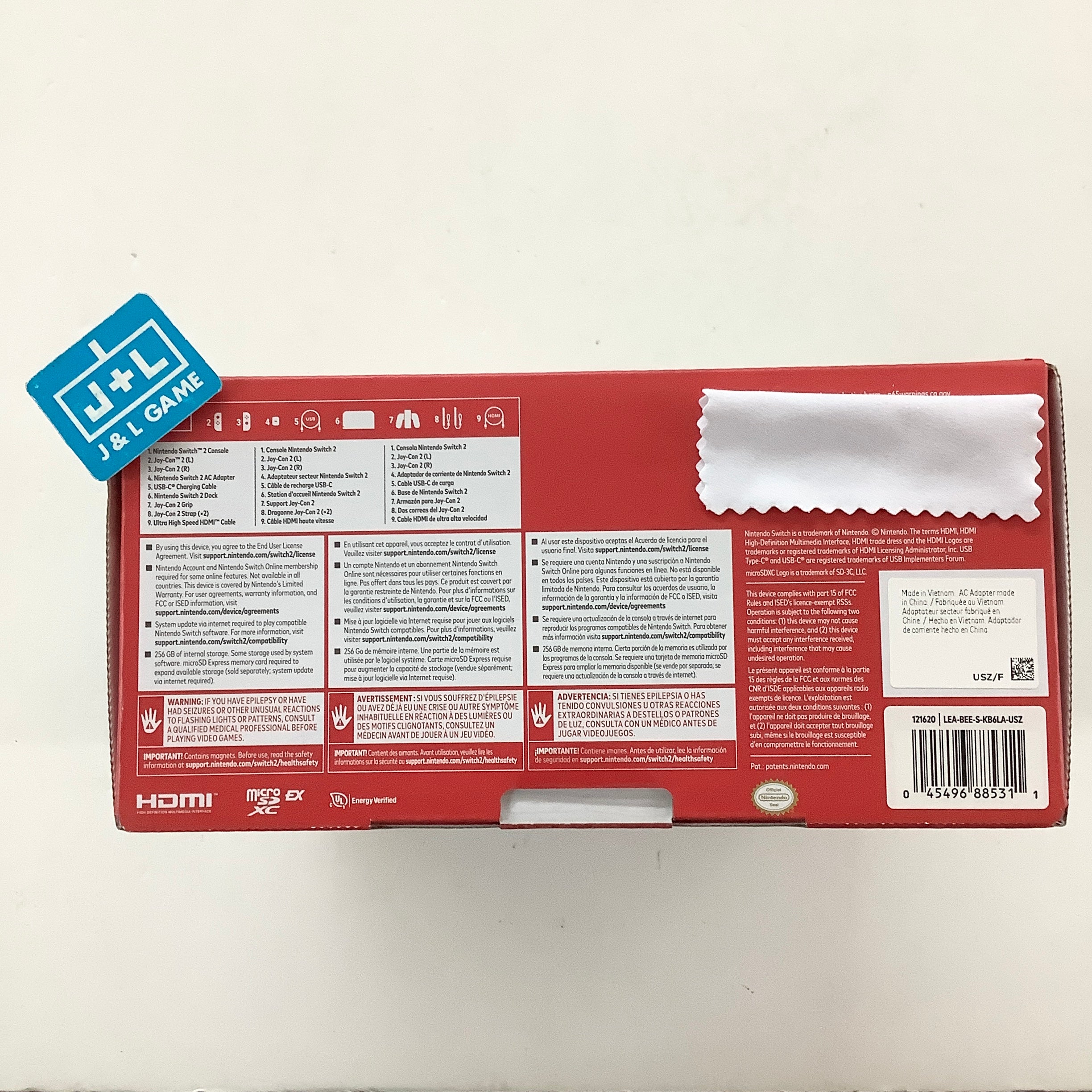 Nintendo Switch 2 (Light Blue/Light Red) (Mario Kart World Bundle