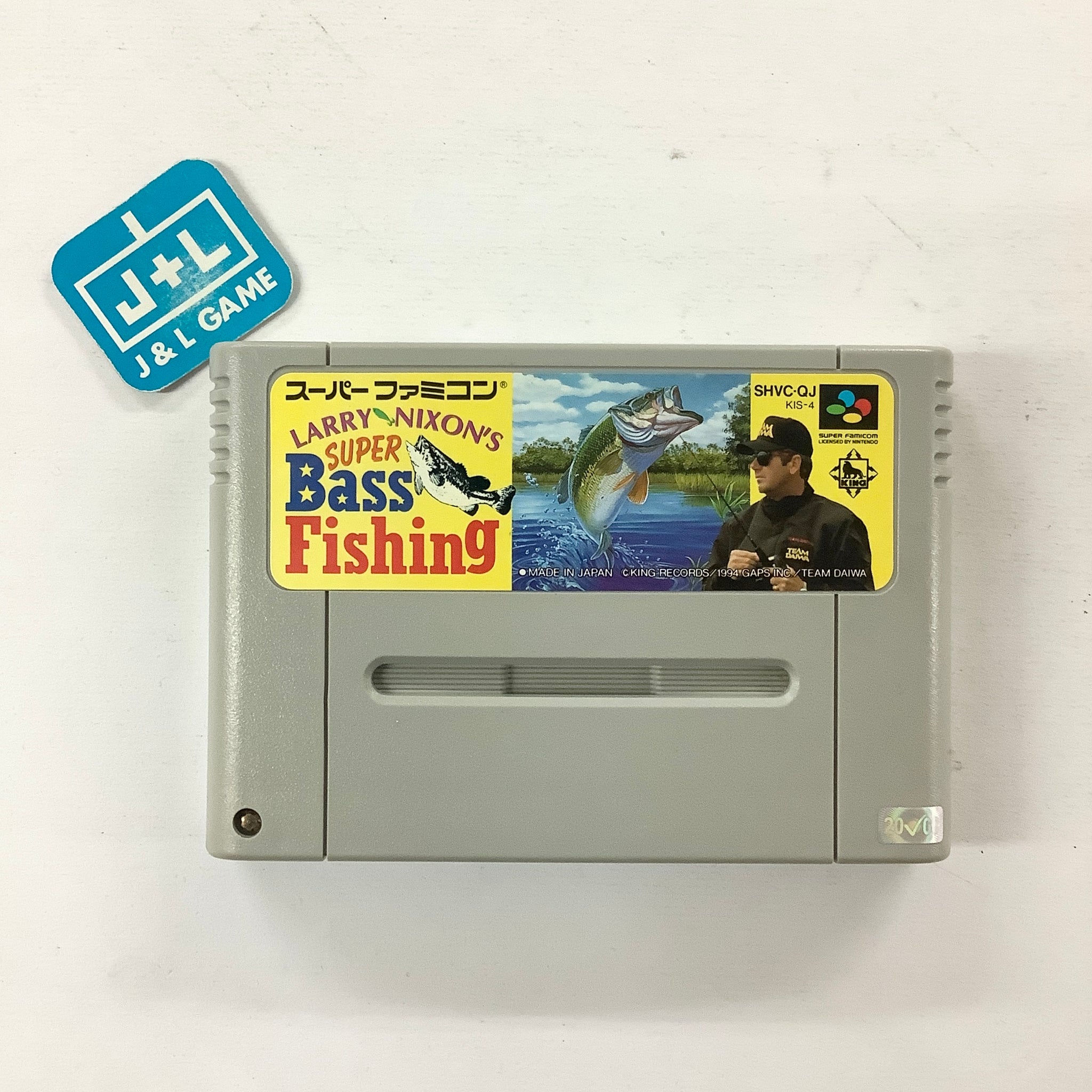 Larry Nixon's Super Bass Fishing - (SFC) Super Famicom [Pre-Owned] (Japanese Import) Video Games King Records   