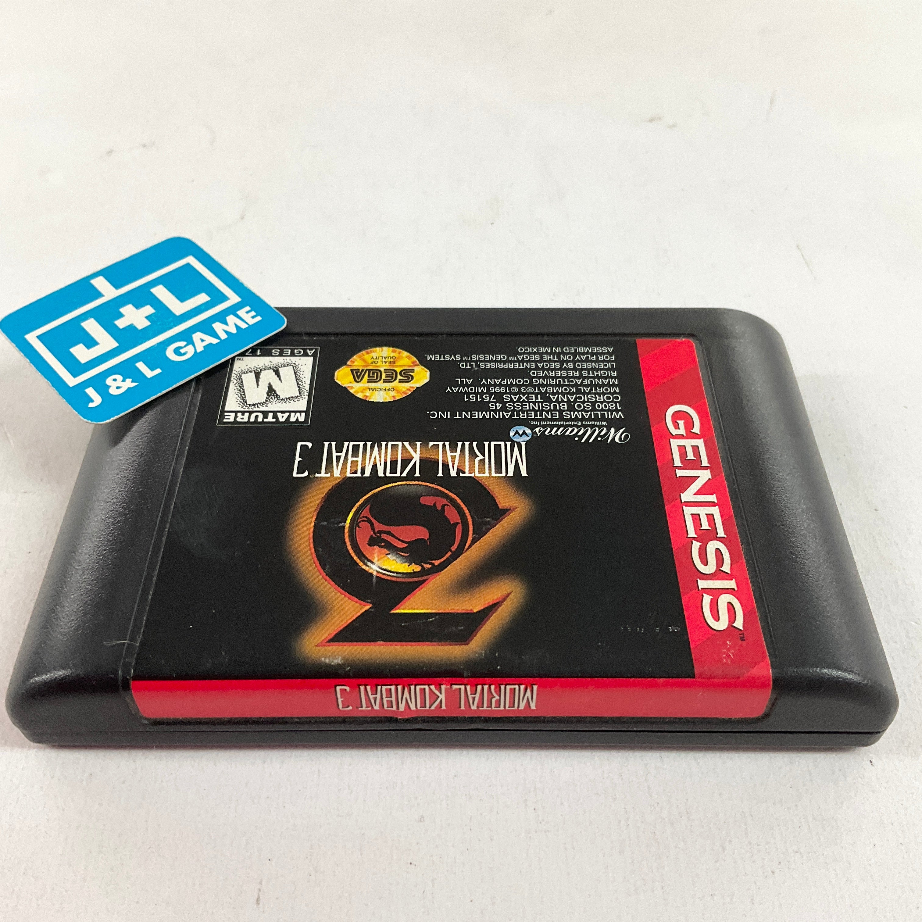 Mortal Kombat 3 - (SG) SEGA Genesis [Pre-Owned] Video Games Williams