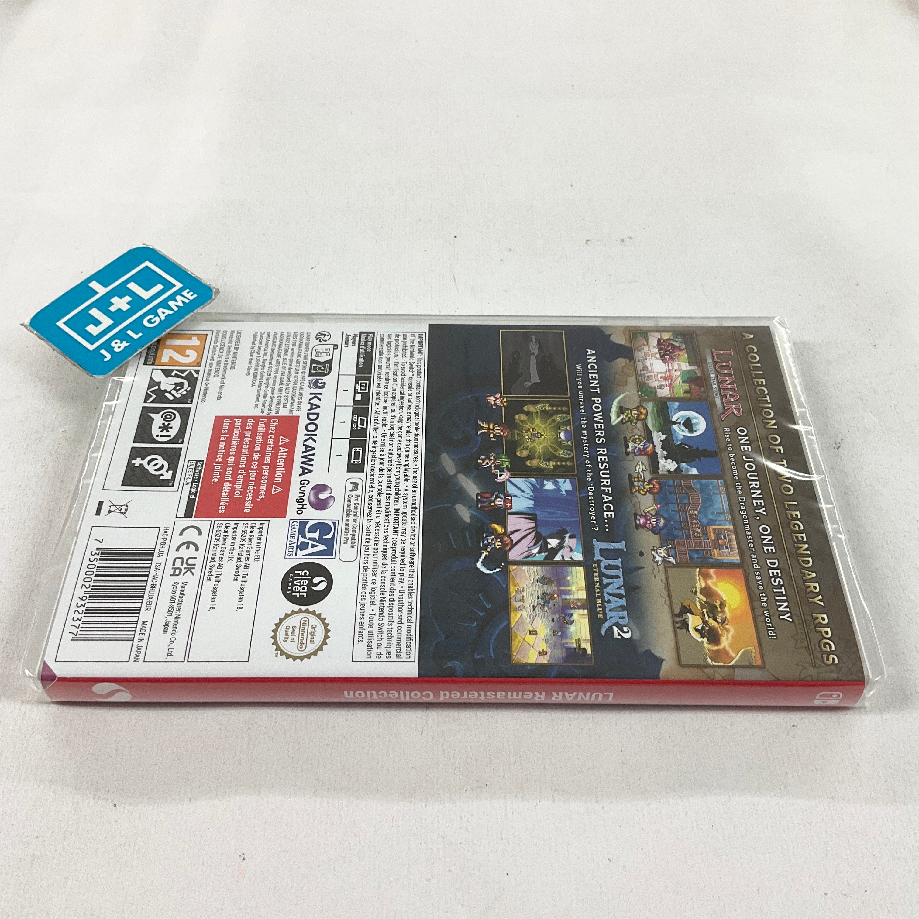 Lunar Remastered Collection - (NSW) Nintendo Switch (European Import) Video Games Clear River Games