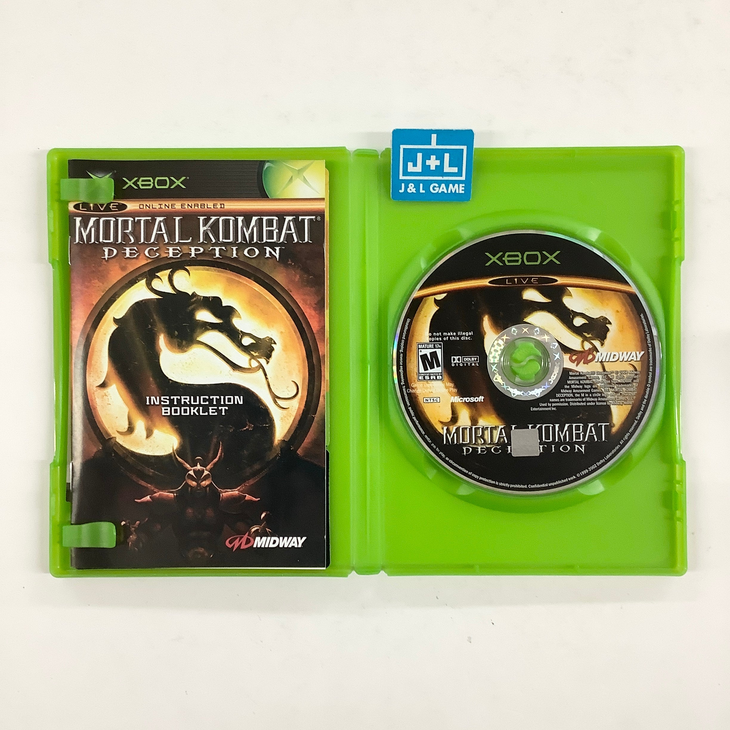 Mortal Kombat: Deception - (XB) Xbox [Pre-Owned] Video Games Midway