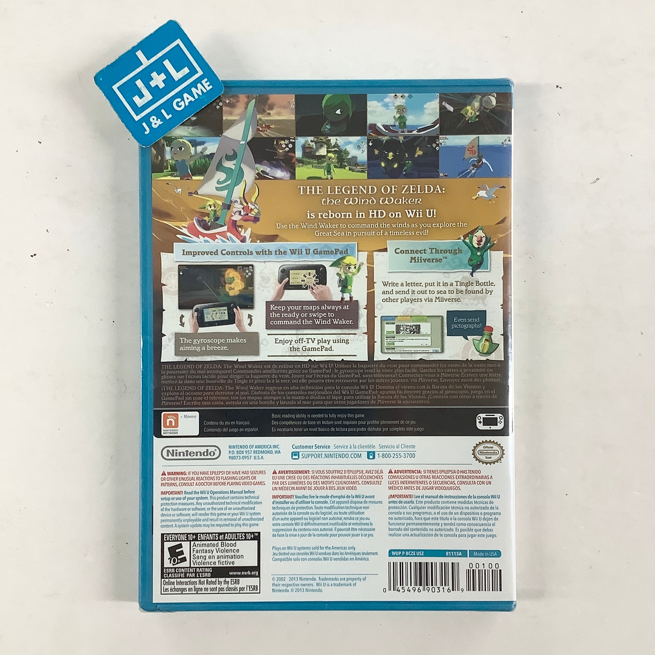 The Legend of Zelda: The Wind Waker HD - Nintendo Wii U Video Games Nintendo