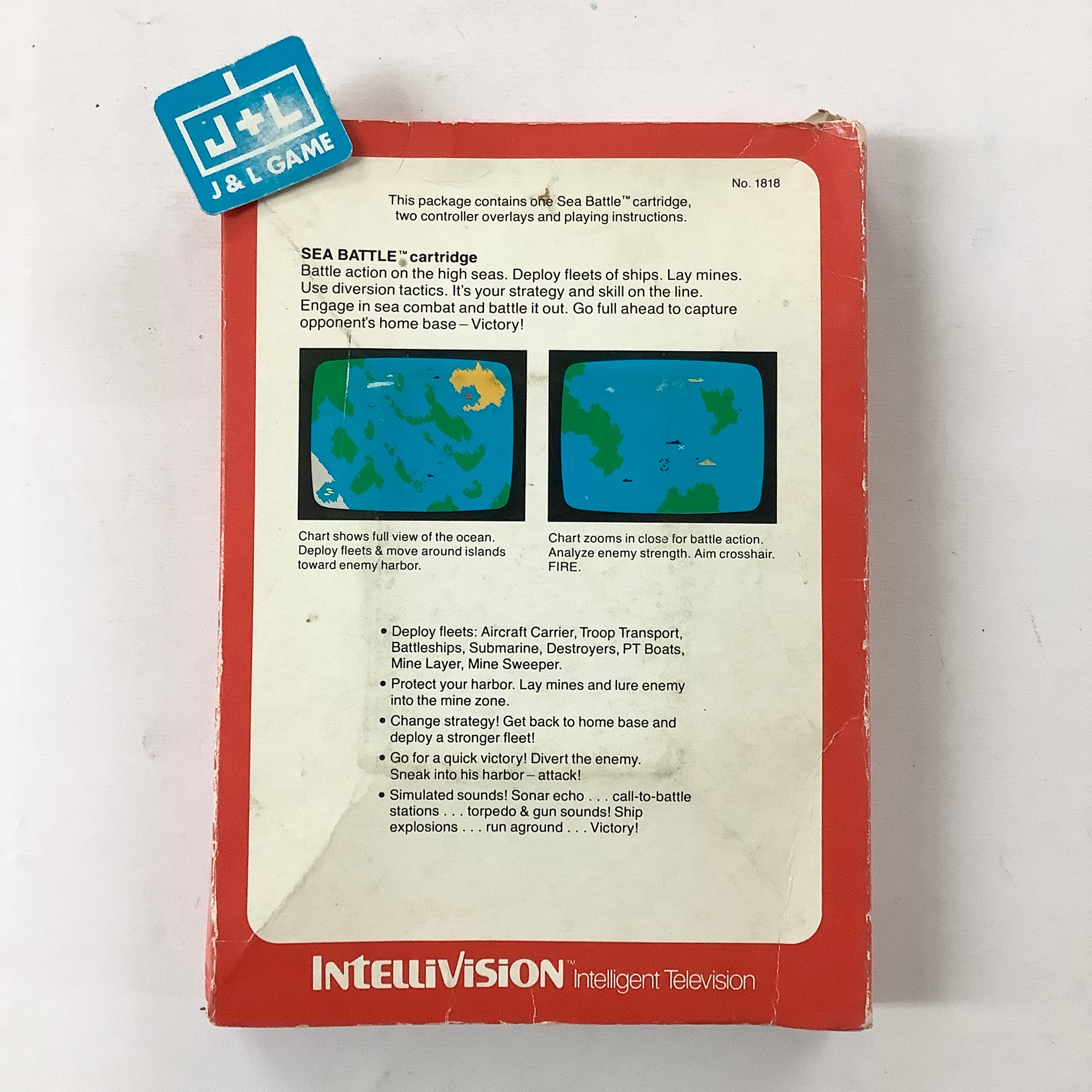 Sea Battle - (INTV) Intellivision [Pre-Owned] Video Games Intellivision Productions   
