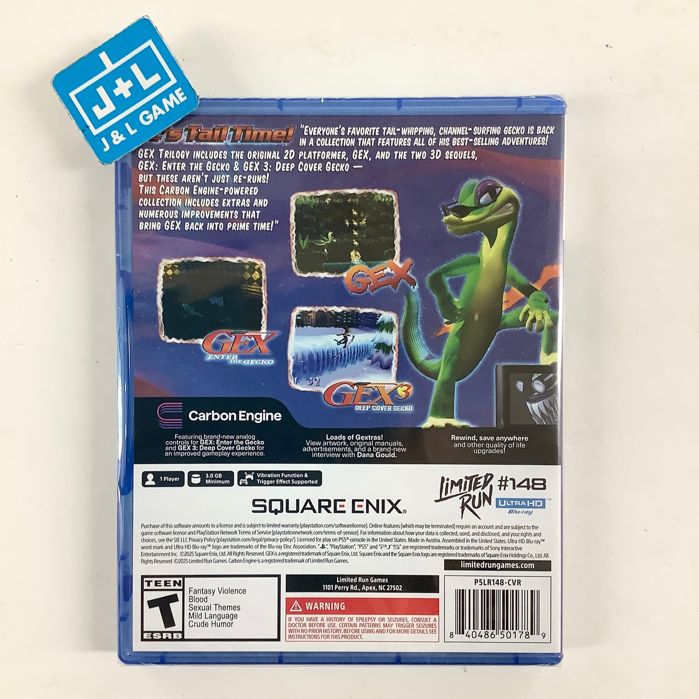Gex Trilogy (Limited Run #148) - (PS5) PlayStation 5 Video Games Limited Run