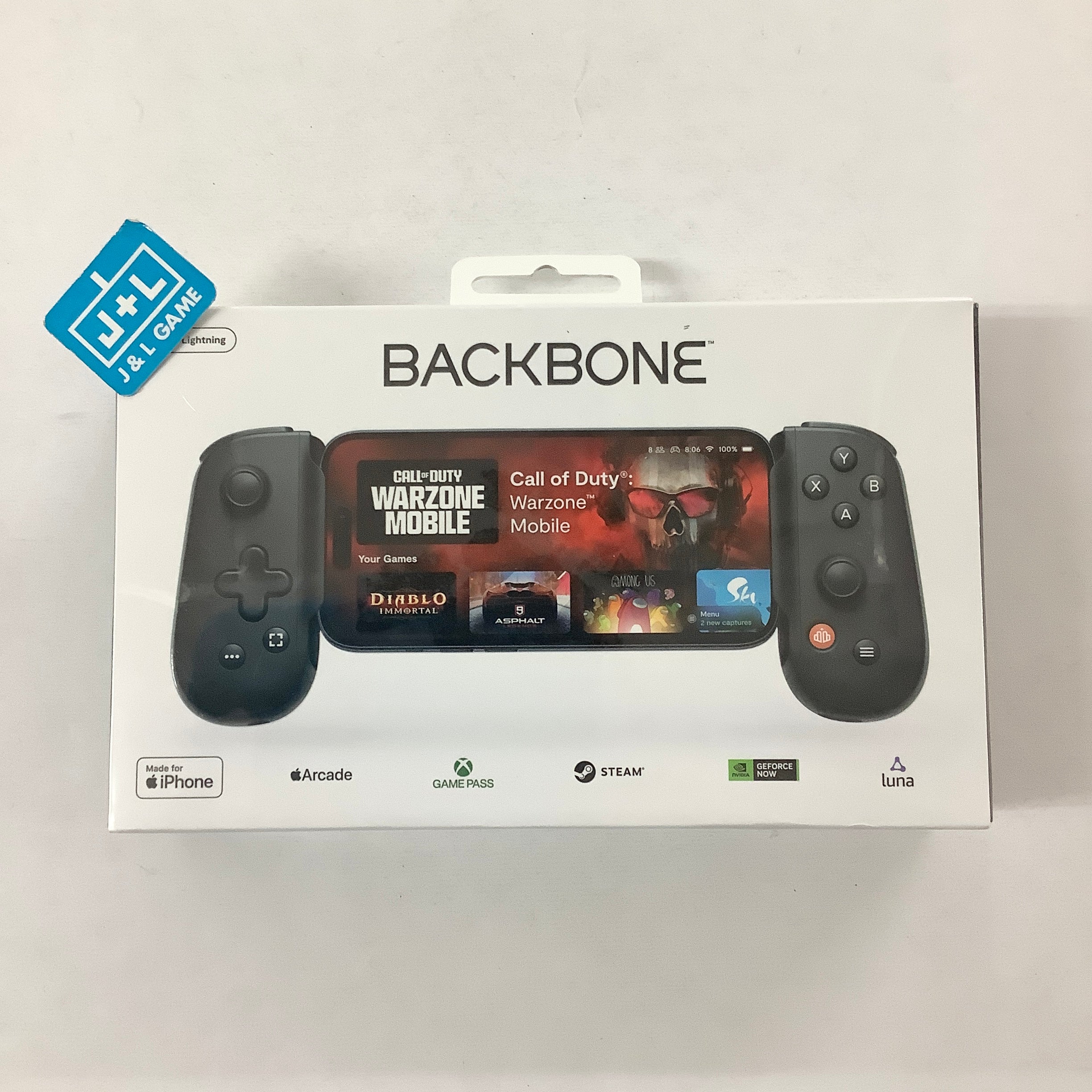 BACKBONE One Mobile Gaming Controller for iPhone (Lighting Black) - Mobile Video Games BACKBONE
