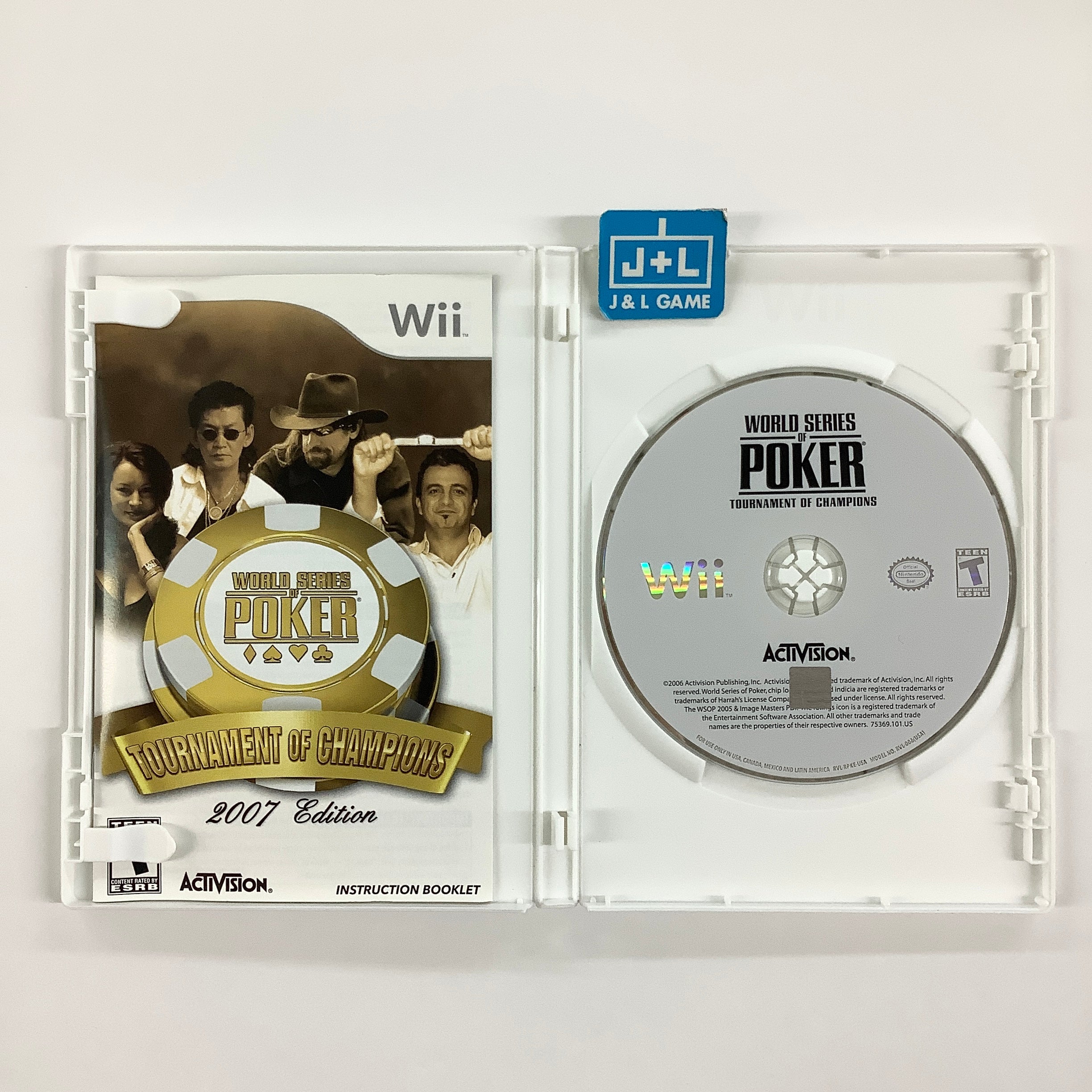 World Series of Poker: Tournament of Champions (2007 Edition) - Nintendo Wii [Pre-Owned] Video Games ACTIVISION
