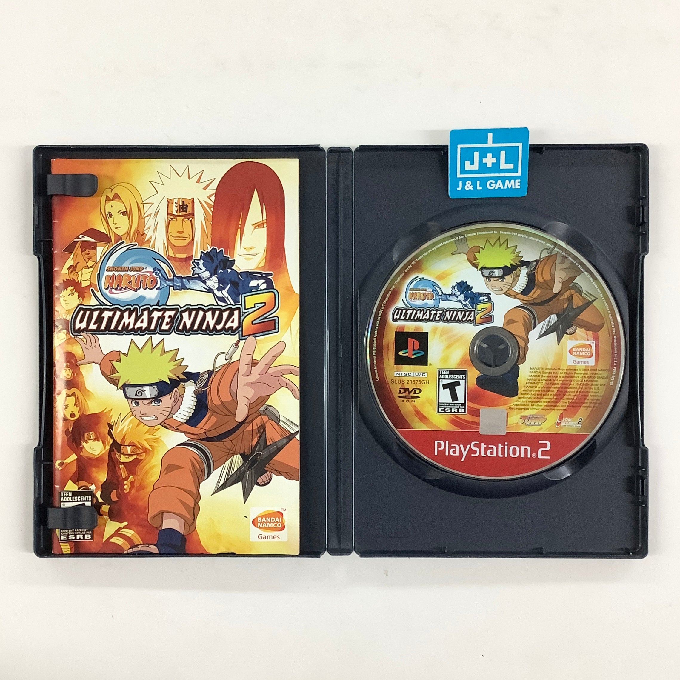 Naruto: Ultimate Ninja 2 (Greatest Hits) - (PS2) PlayStation 2 [Pre-Owned] Video Games Namco Bandai Games
