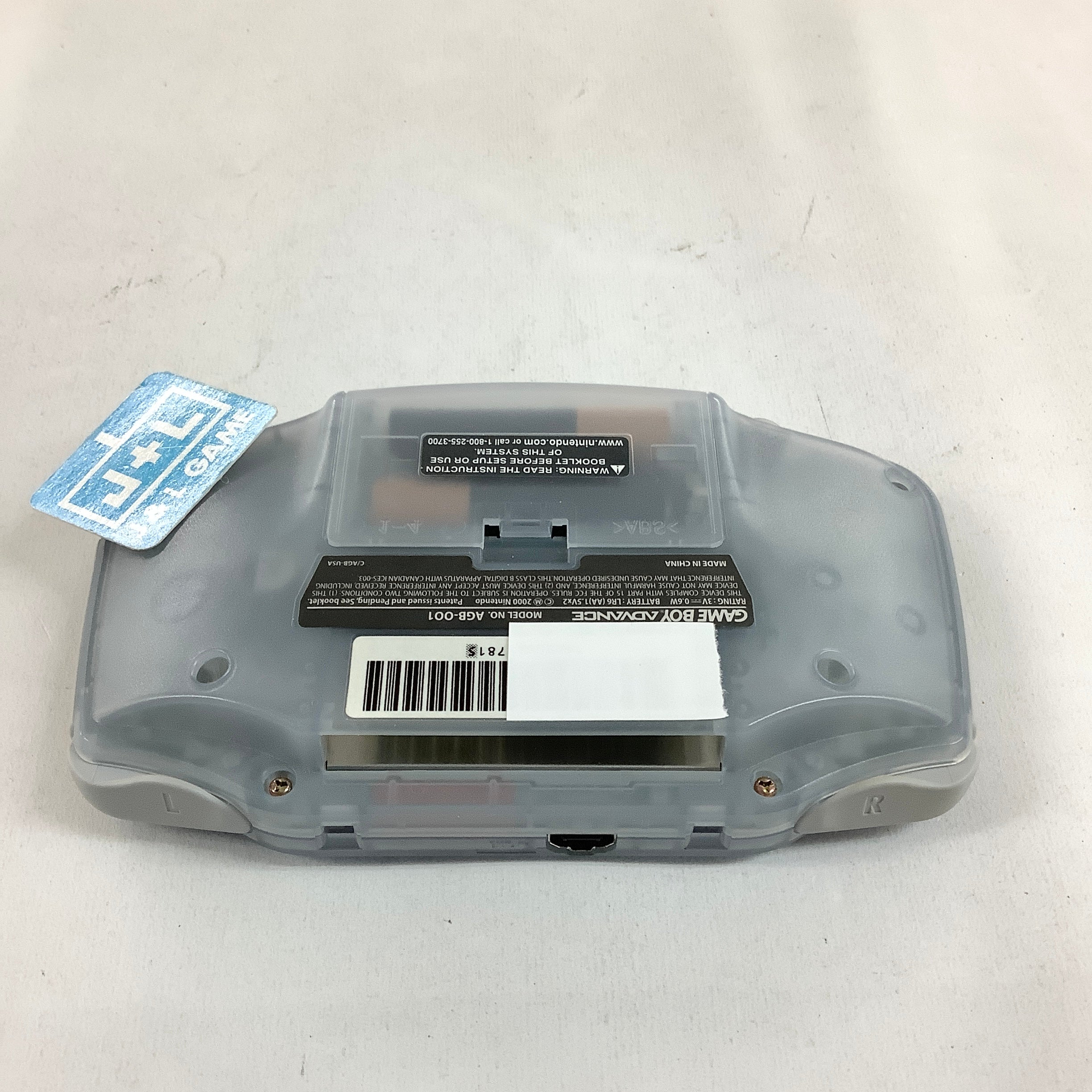 Nintendo Game Boy Advance (Glacier) - (GBA) Game Boy Advance [Pre-Owned] Consoles Nintendo