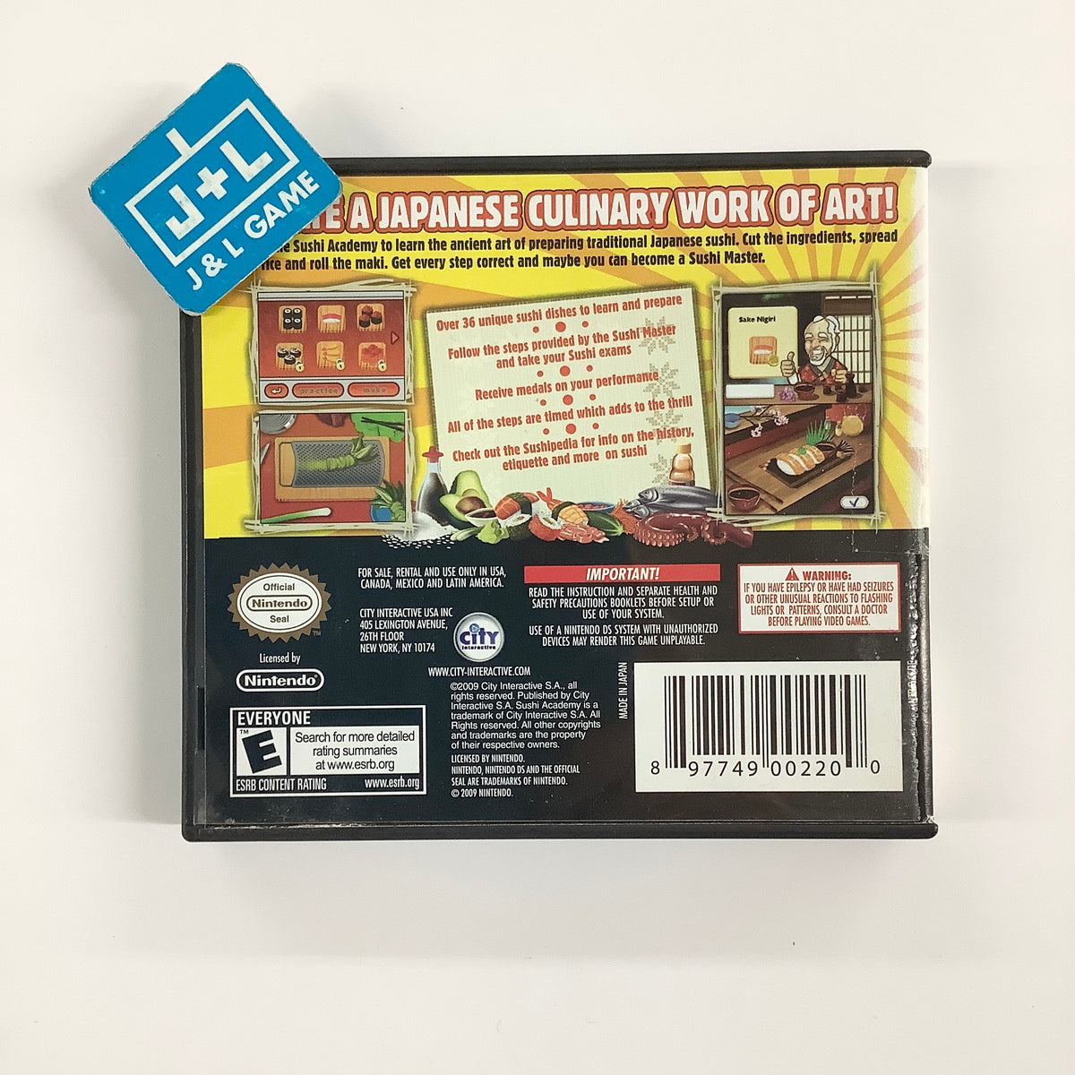 Sushi Academy - (NDS) Nintendo DS [Pre-Owned] Video Games City Interactive