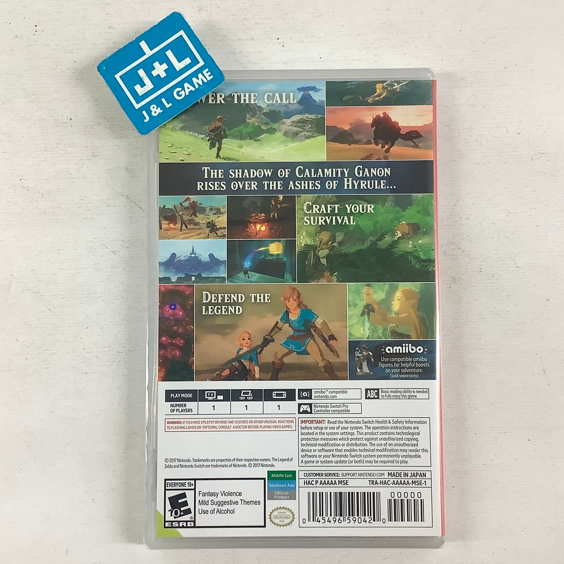 The Legend of Zelda: Breath of the Wild (World Edition) - (NSW) Nintendo Switch Video Games Nintendo