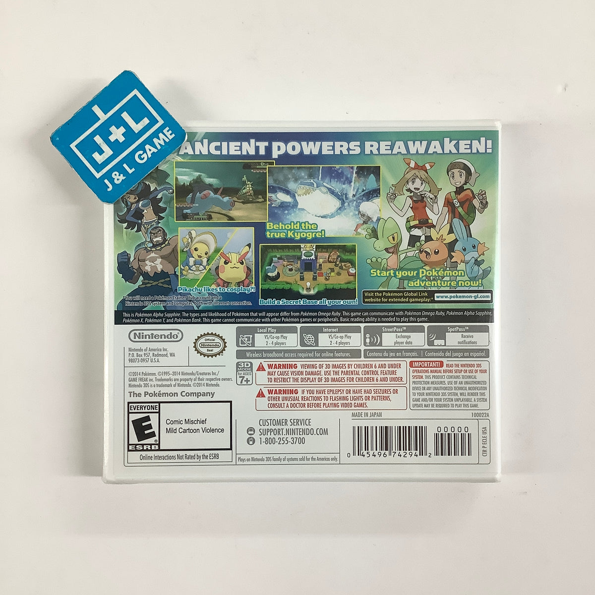 Pokemon Alpha Sapphire - Nintendo 3DS Video Games Nintendo