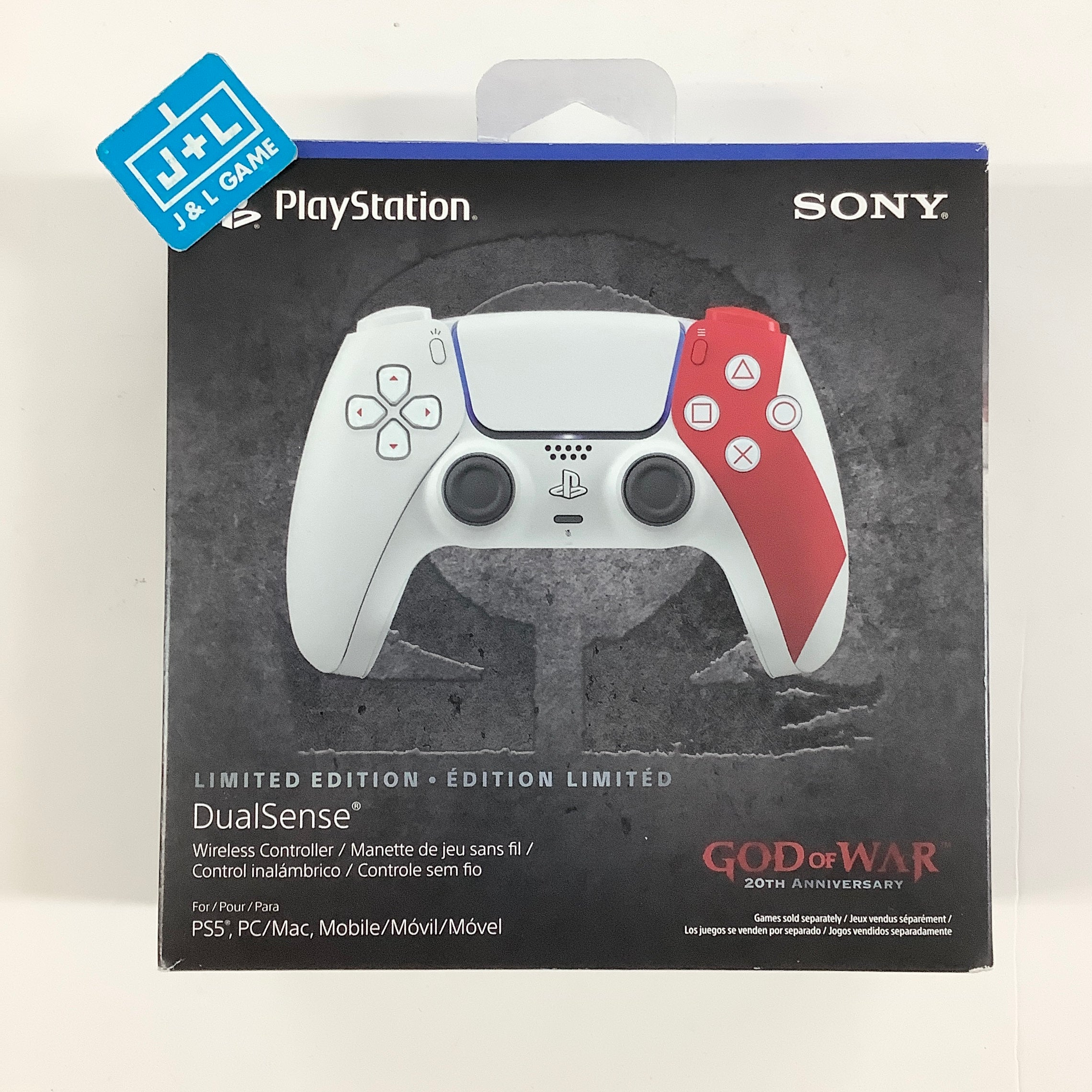 SONY PlayStation 5 DualSense Wireless Controller (God of War™ 20th Anniversary Limited Edition) - (PS5) PlayStation 5 [Pre-Owned]