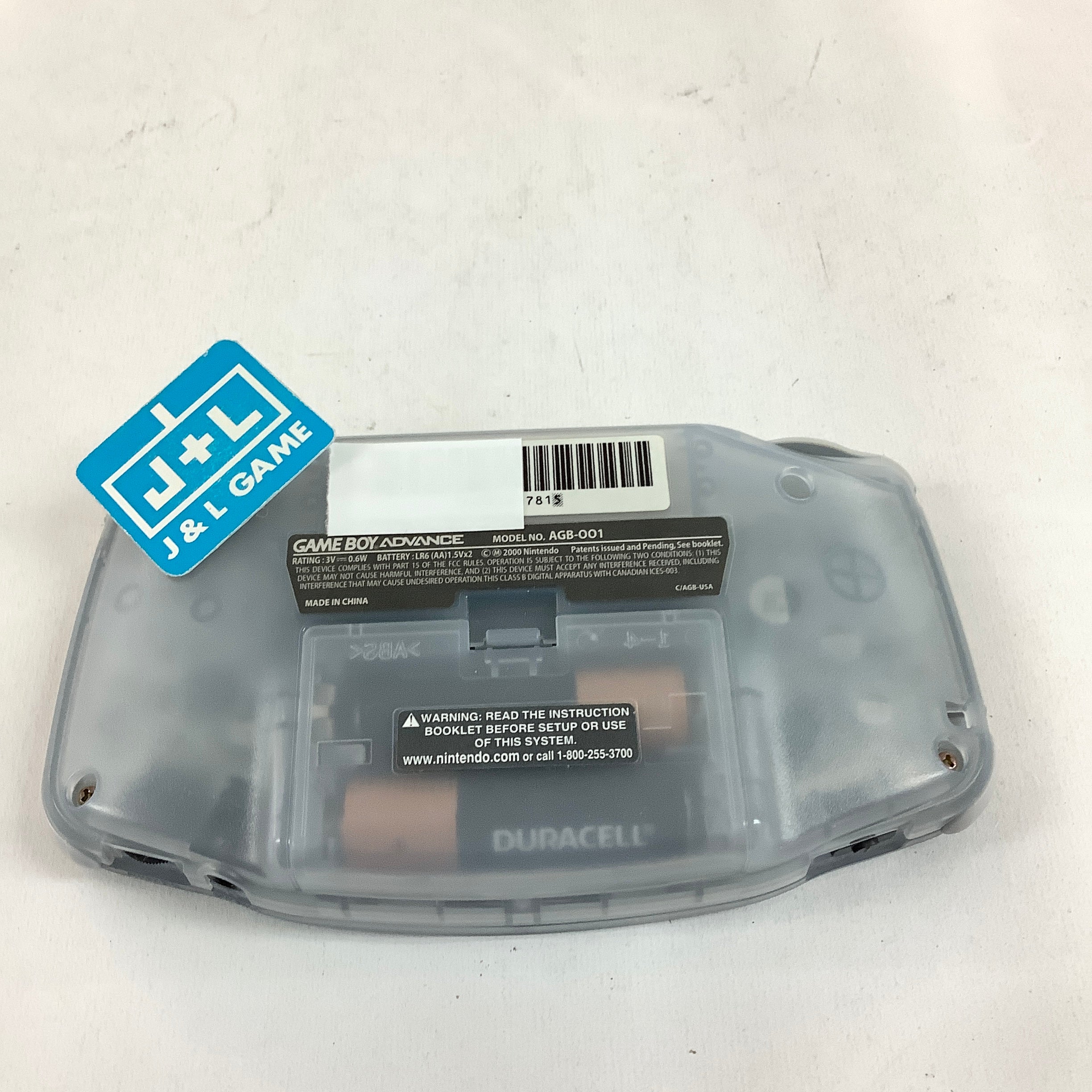 Nintendo Game Boy Advance (Glacier) - (GBA) Game Boy Advance [Pre-Owned] Consoles Nintendo