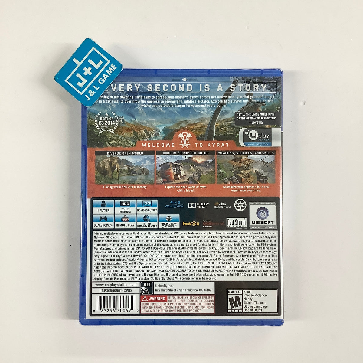 Far Cry 4 - (PS4) PlayStation 4 Video Games Ubisoft