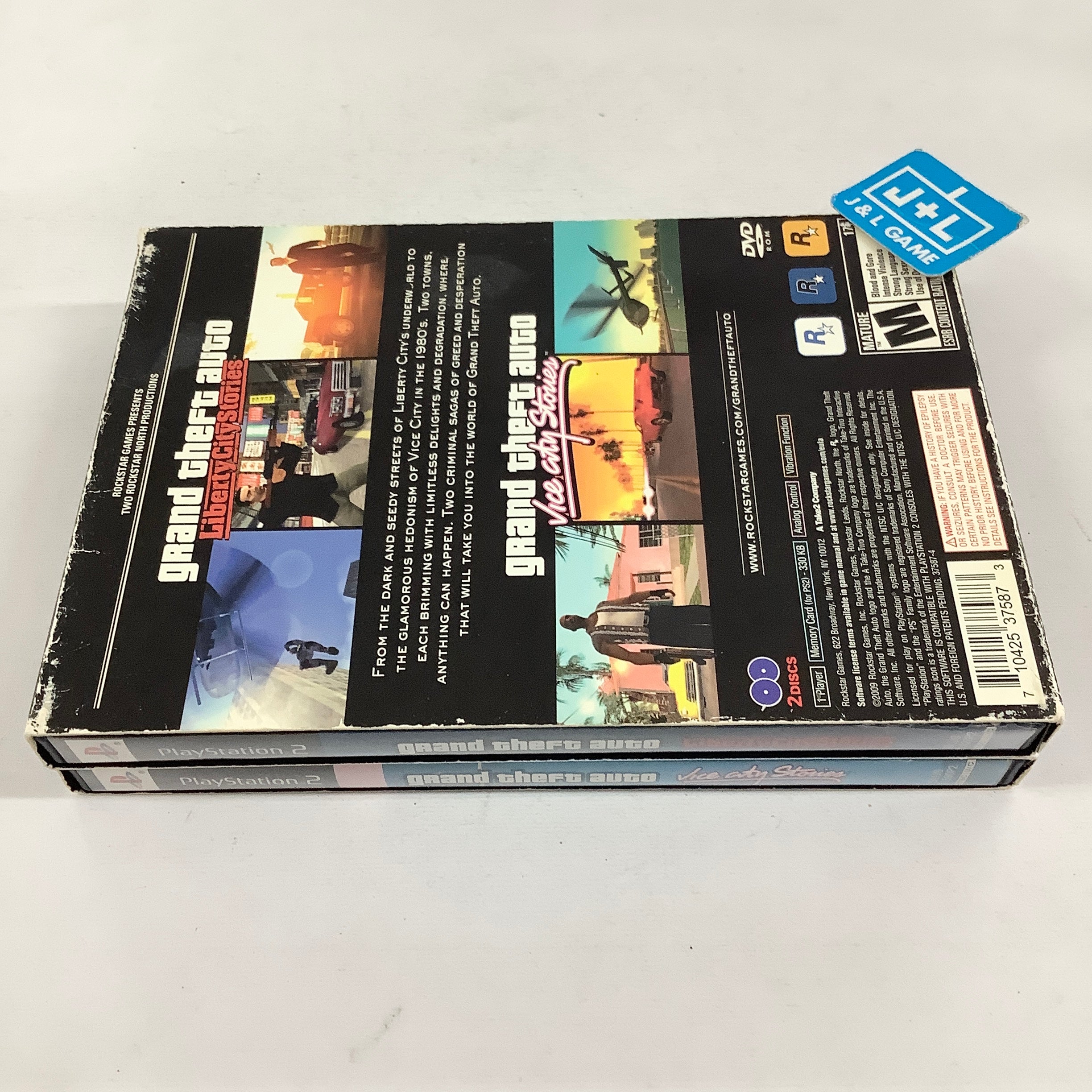 Grand Theft Auto: Liberty City Stories / Vice City Stories - (PS2) PlayStation 2 [Pre-Owned] Video Games Take-Two Interactive