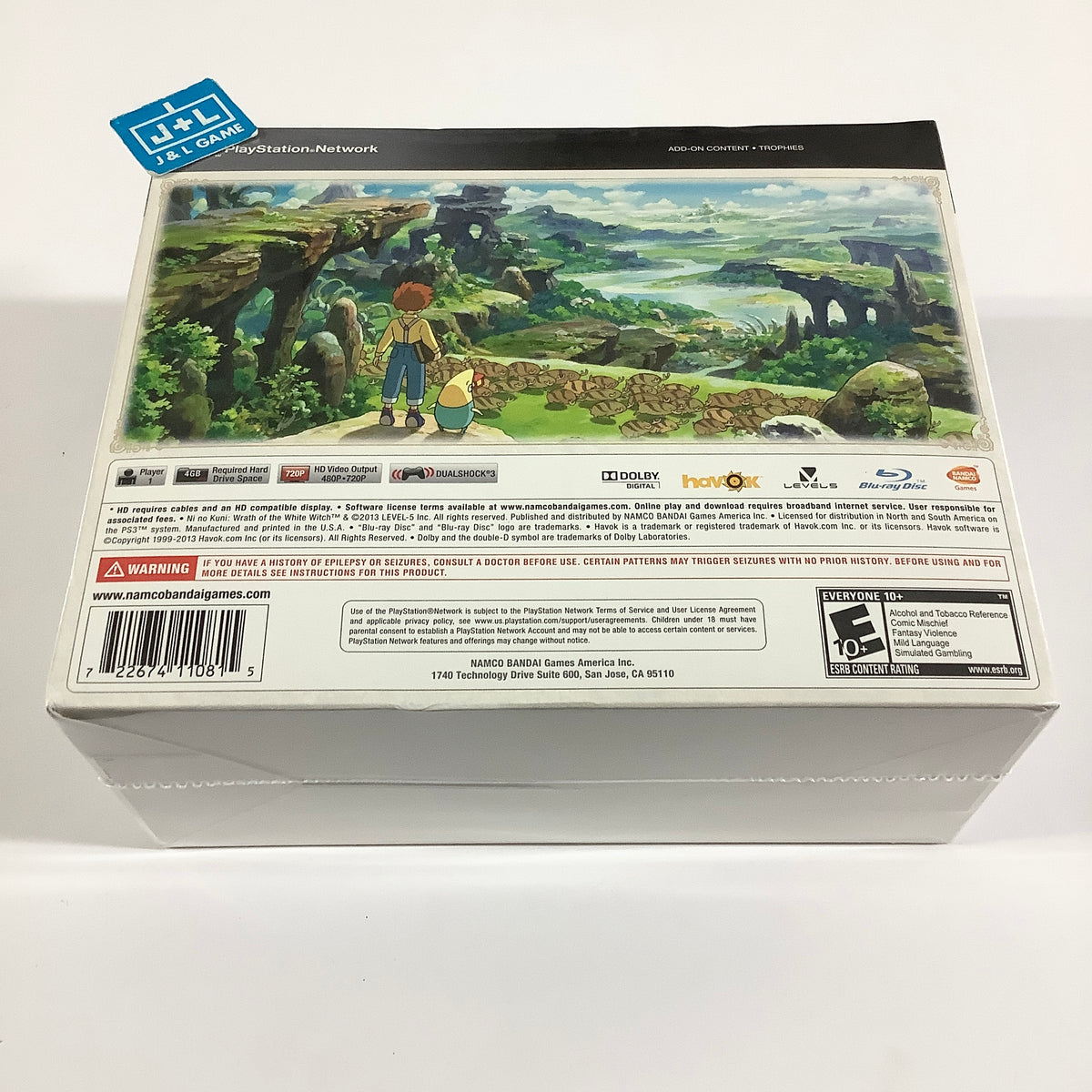 Ni No Kuni: Wrath of the White Witch (Wizard's Edition) - (PS3) Playstation 3 Video Games NAMCO