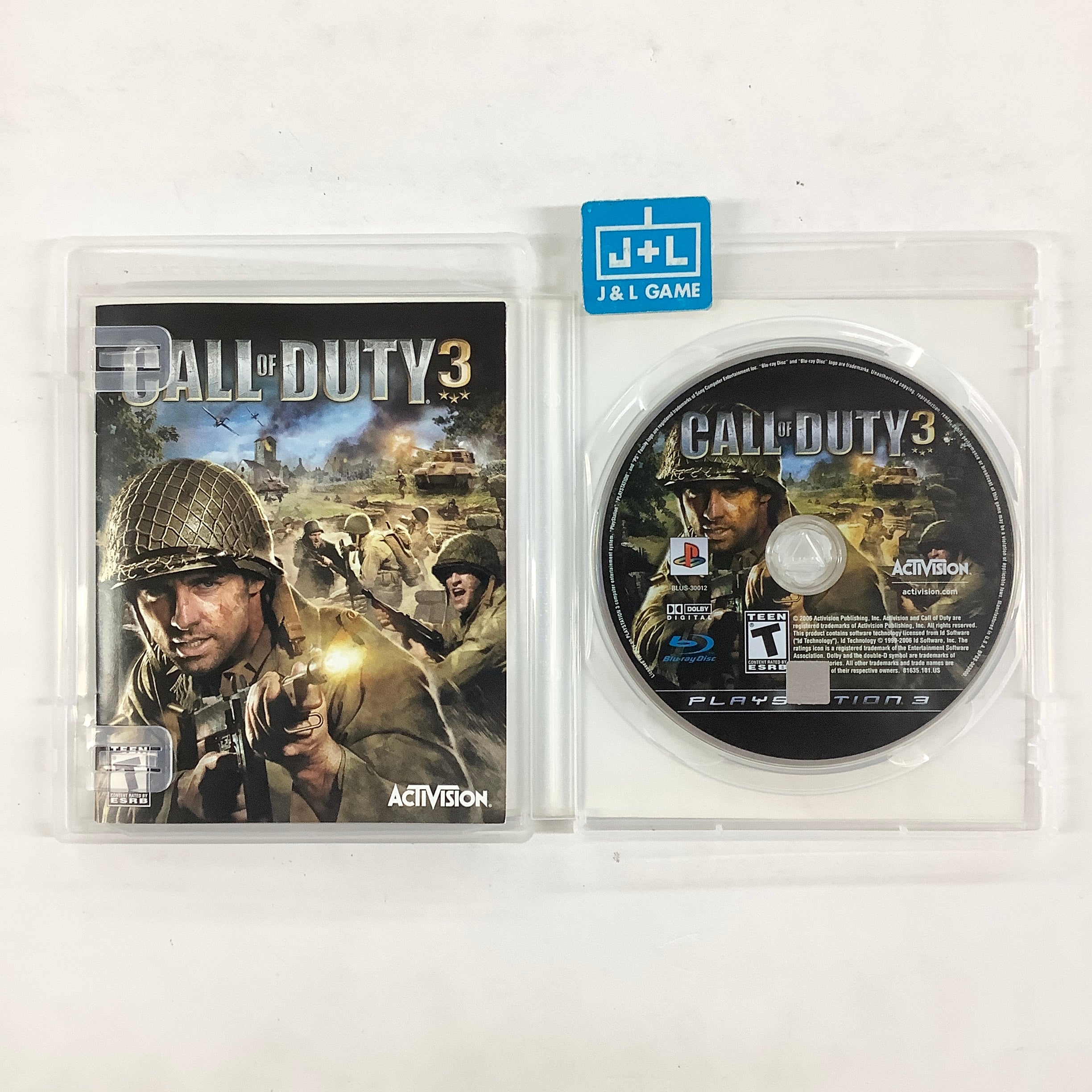 Call of Duty 3 - (PS3) PlayStation 3 [Pre-Owned] Video Games Activision