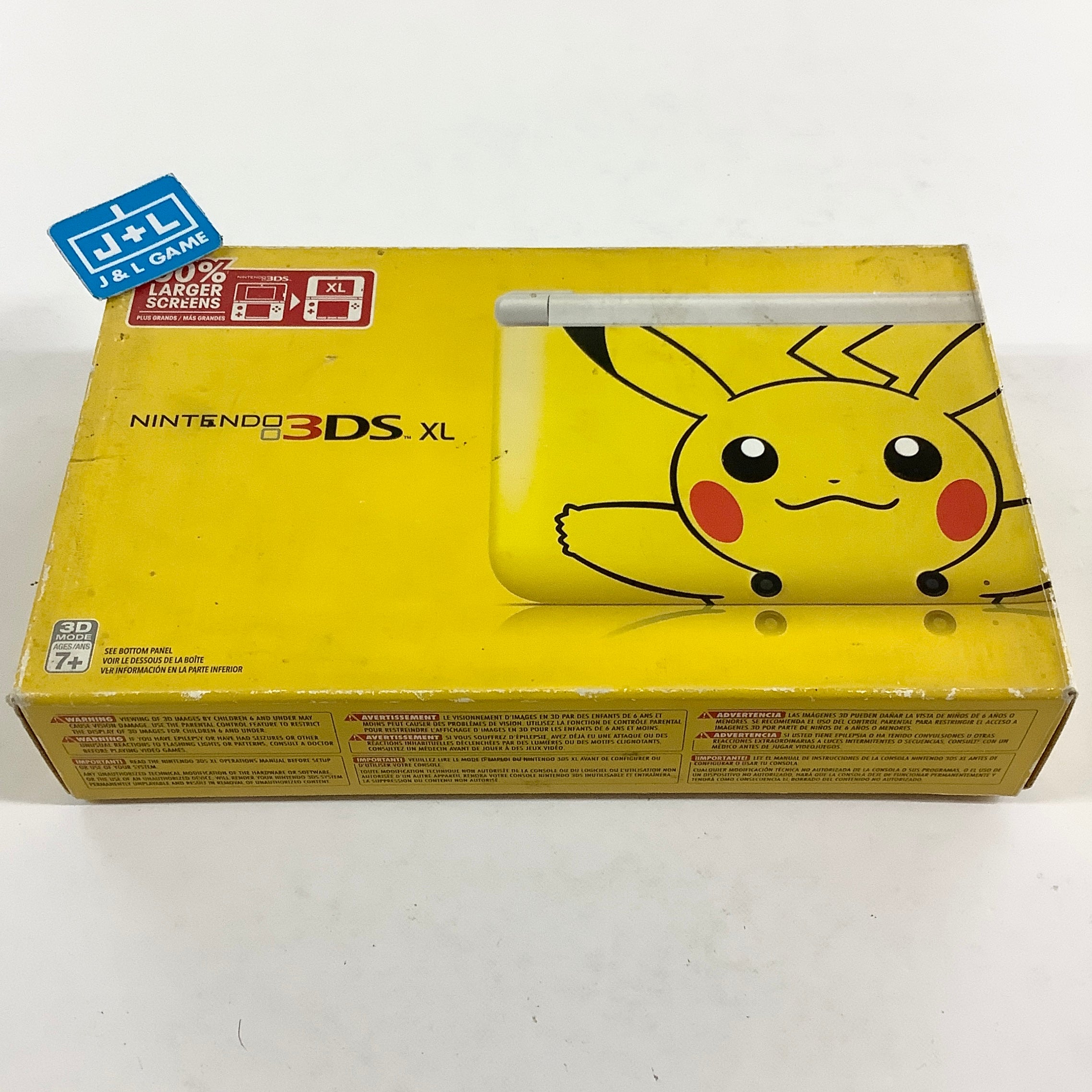 Nintendo 3DS XL Console (Yellow Pikachu Edition) - Nintendo 3DS [Pre-Owned] Consoles Nintendo