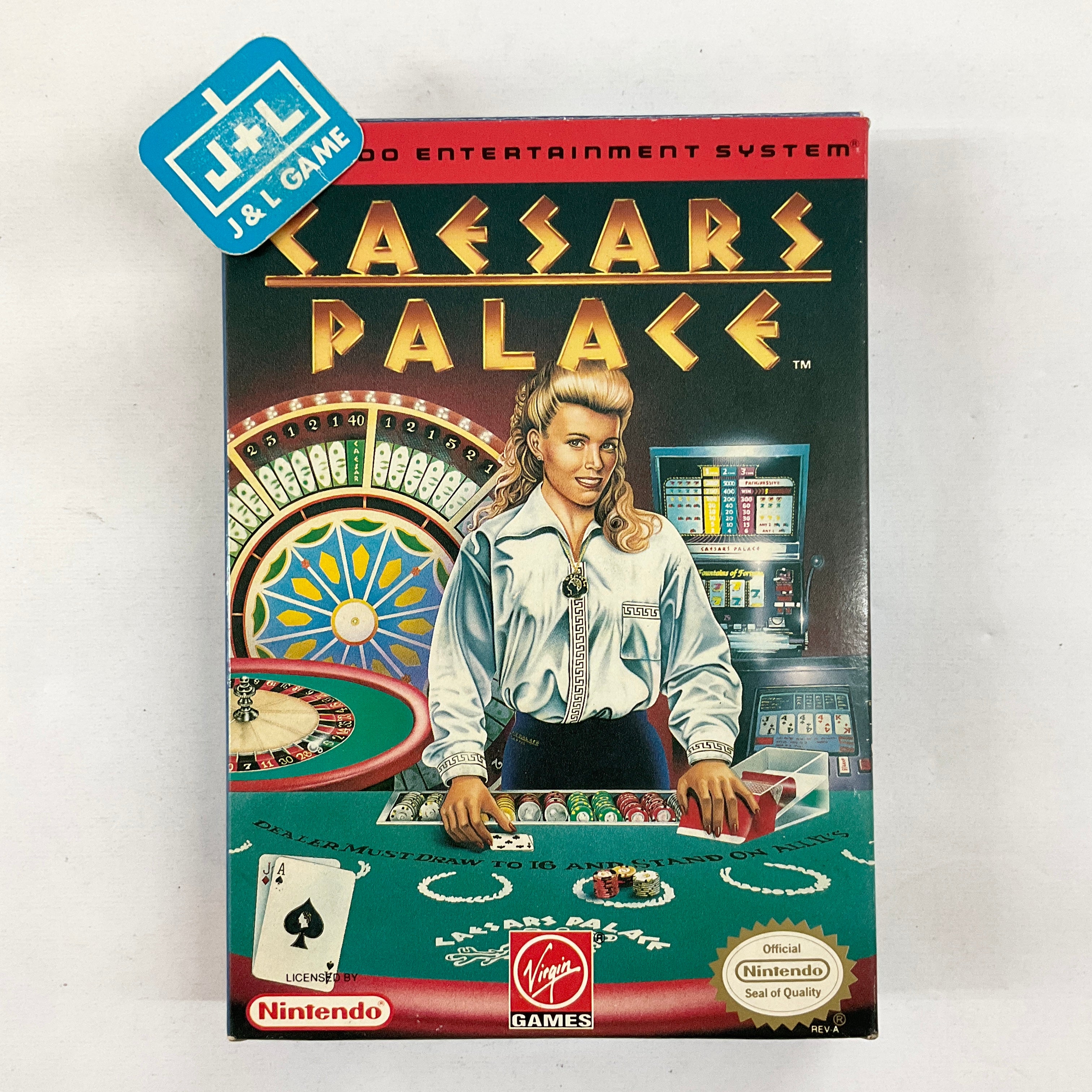 Caesars Palace - (NES) Nintendo Entertainment System [Pre-Owned] Video Games Virgin Games   