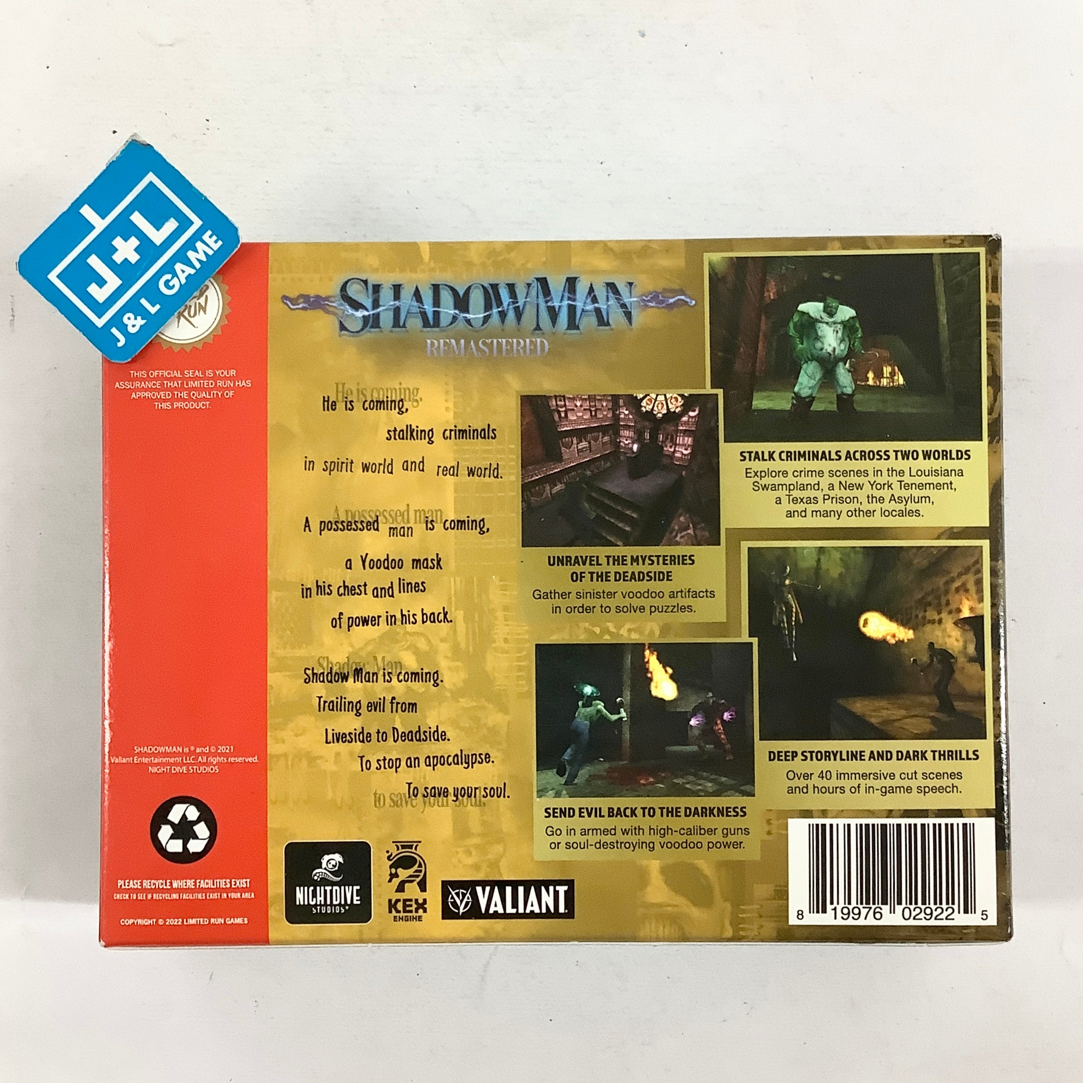 Shadow Man Remastered (Classic Edition) (Limited Run #439) - (PS4) PlayStation 4 Video Games Limited Run Games