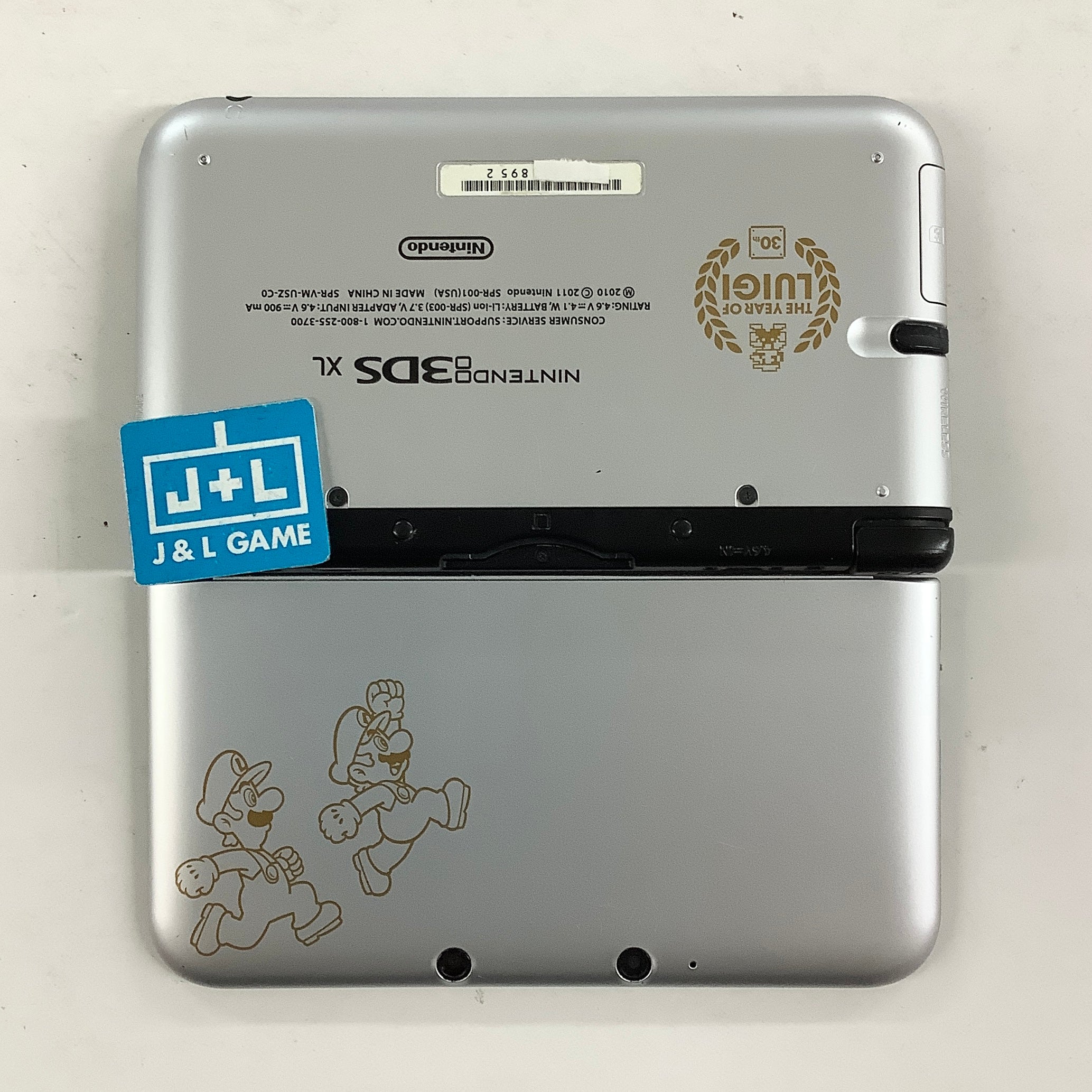 Nintendo 3DS XL Console (Mario & Luigi Silver) - Nintendo 3DS [Pre-Owned] Consoles Nintendo
