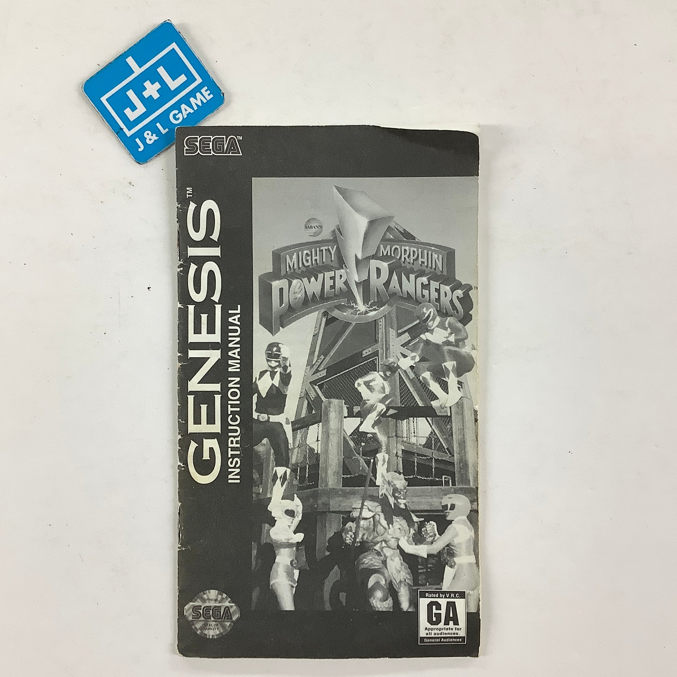 Mighty Morphin Power Rangers - (SG) SEGA Genesis [Pre-Owned] Video Games Sega