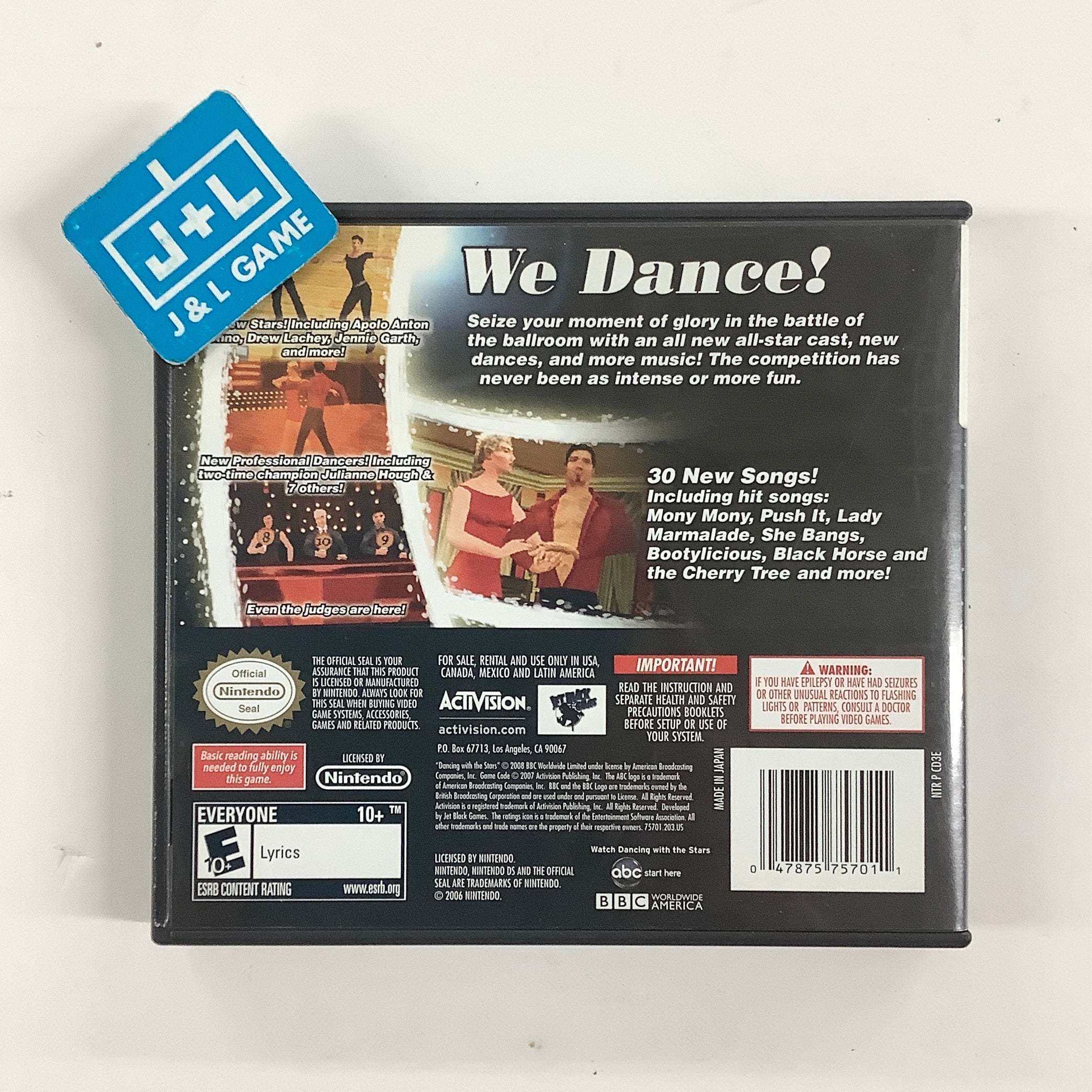 Dancing With the Stars: We Dance! - (NDS) Nintendo DS [Pre-Owned] Video Games Activision