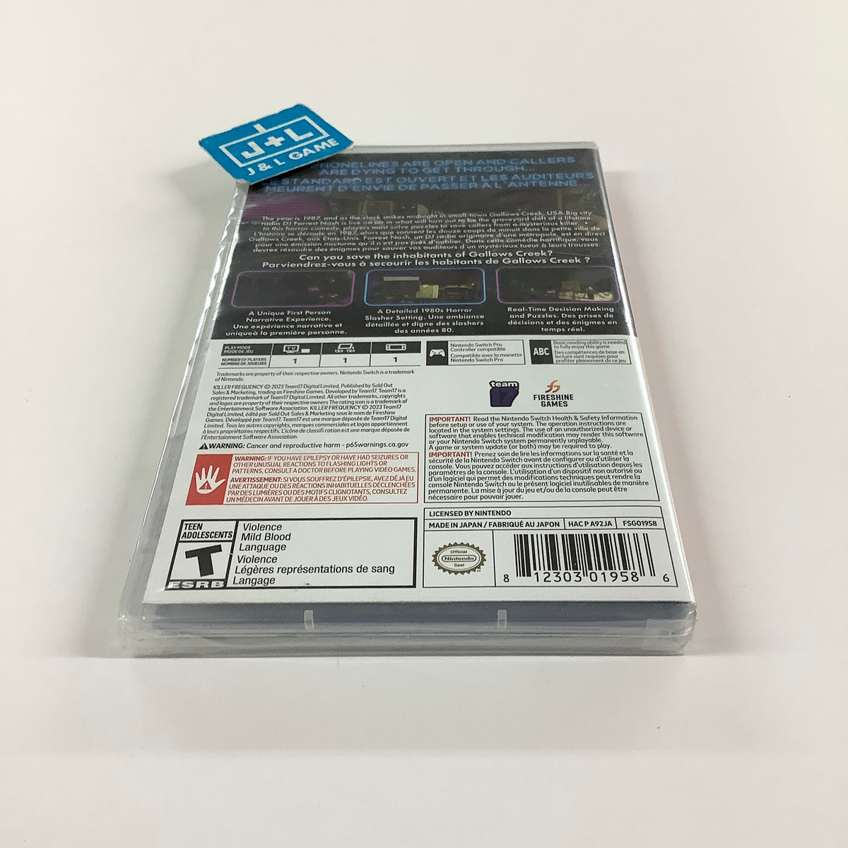 Killer Frequency - (NSW) Nintendo Switch Video Games Fireshine Games