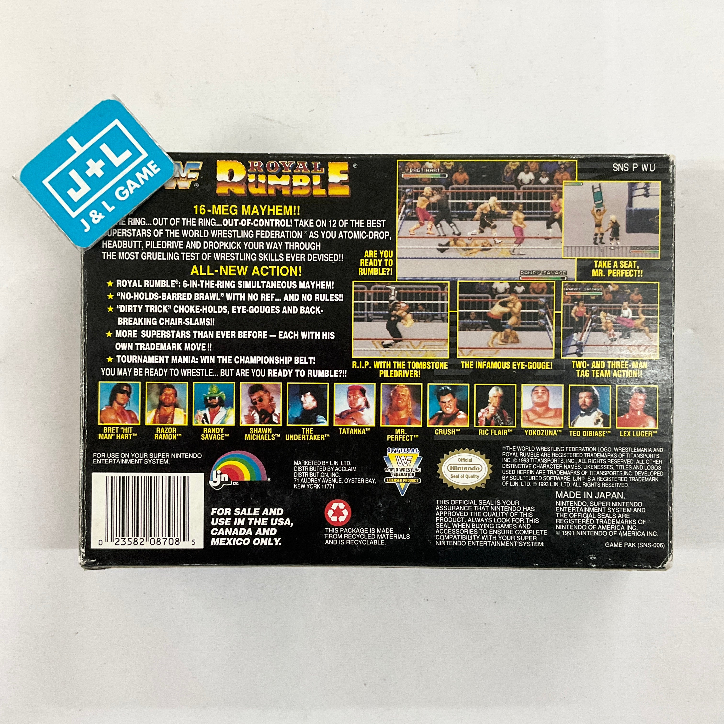 WWF Royal Rumble - (SNES) Super Nintendo [Pre-Owned] Video Games LJN Ltd.
