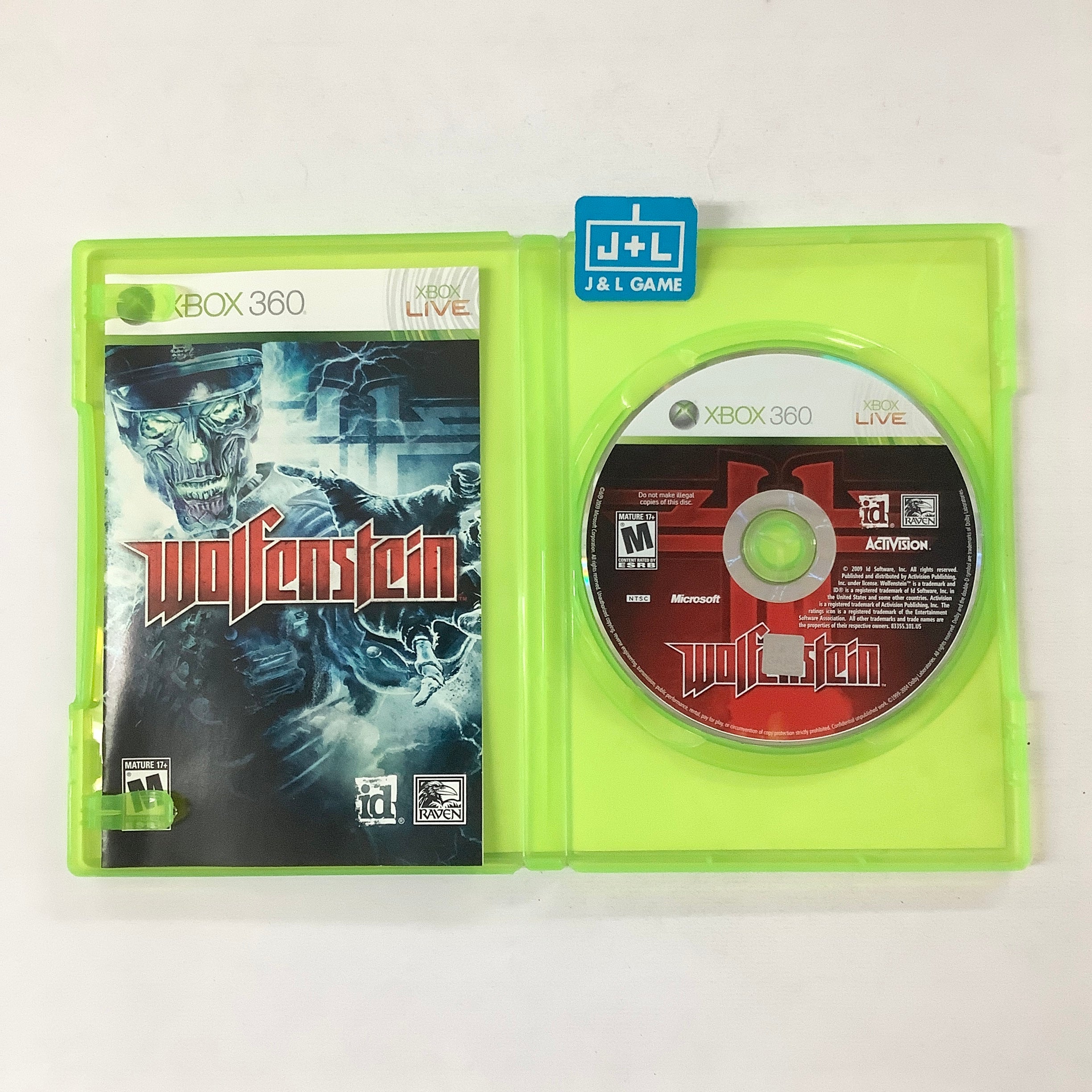 Wolfenstein - Xbox 360 [Pre-Owned] | J&L Game