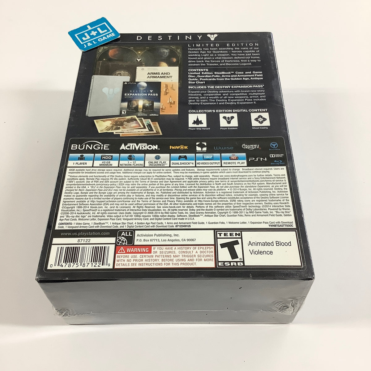 Destiny (Limited Edition) - (PS4) PlayStation 4 Video Games Activision