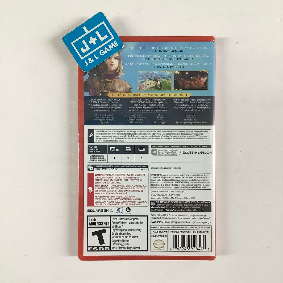 DRAGON QUEST XI S: Echoes of an Elusive Age Definitive Edition - (NS2) Nintendo Switch 2
