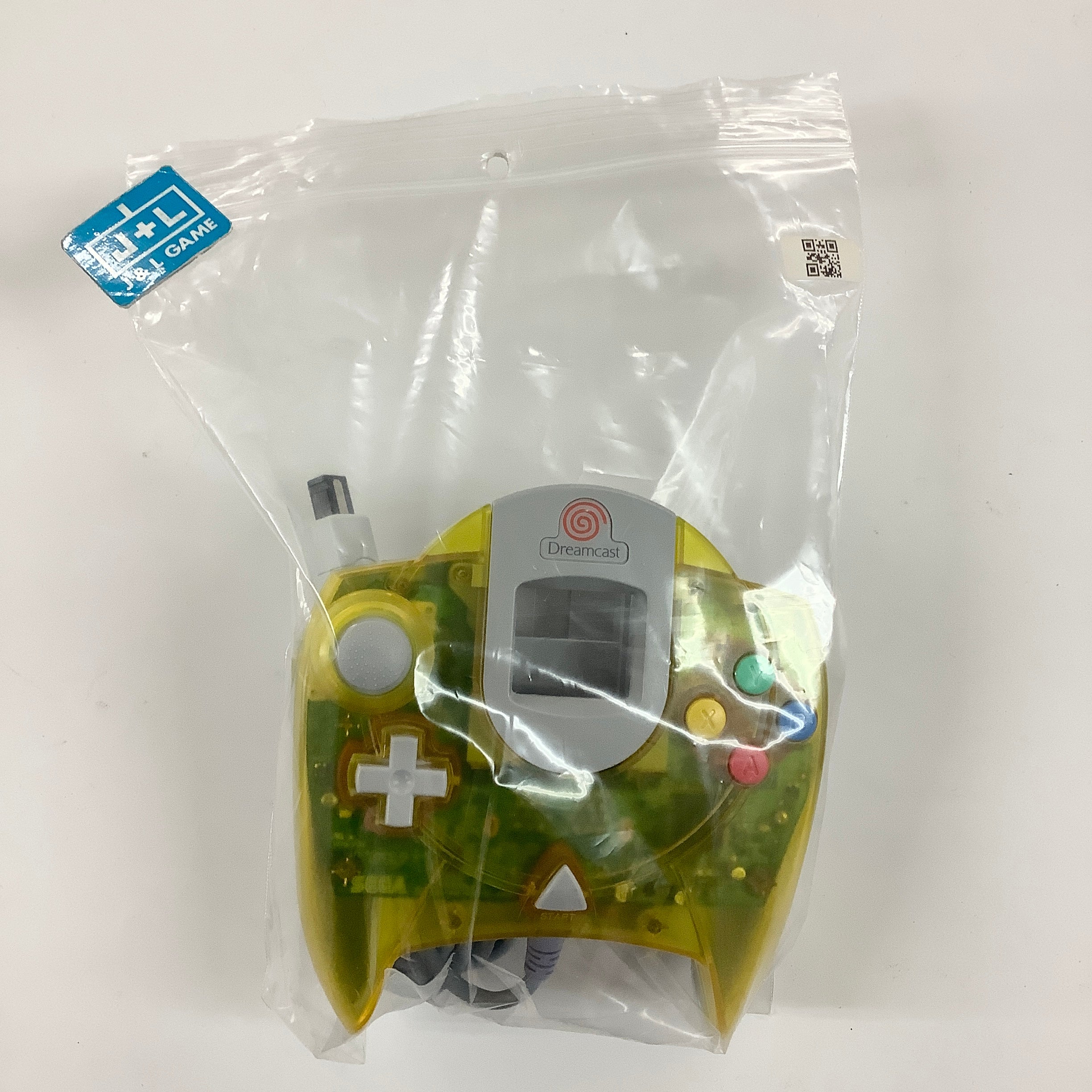 Sega Dreamcast Controller (Clear Yellow) - Sega Dreamcast [Pre-Owned] Accessories SEGA