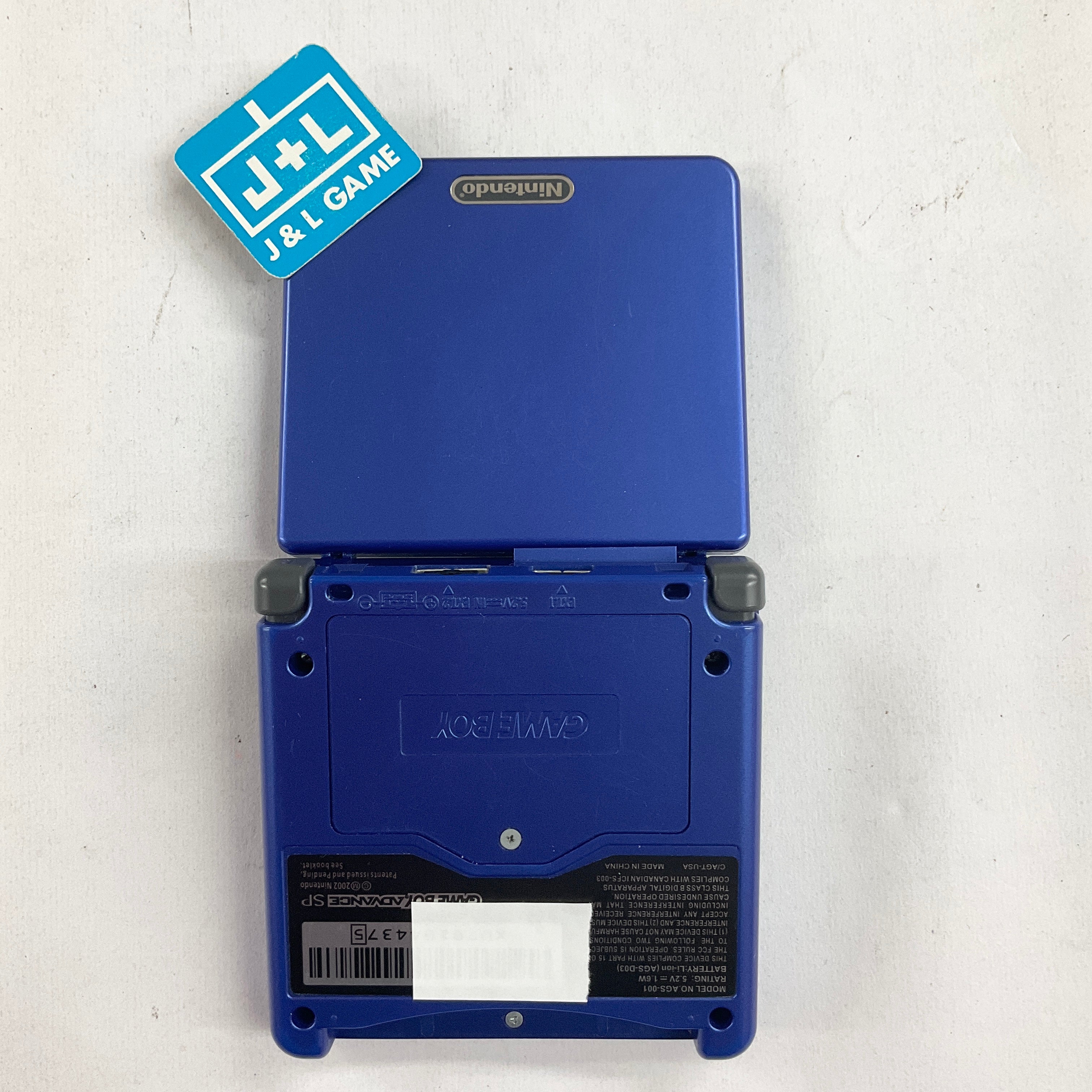 Nintendo Game Boy Advance SP Console AGS-001 (Cobalt Blue) - (GBA) Game Boy Advance SP [Pre-Owned] CONSOLE Nintendo