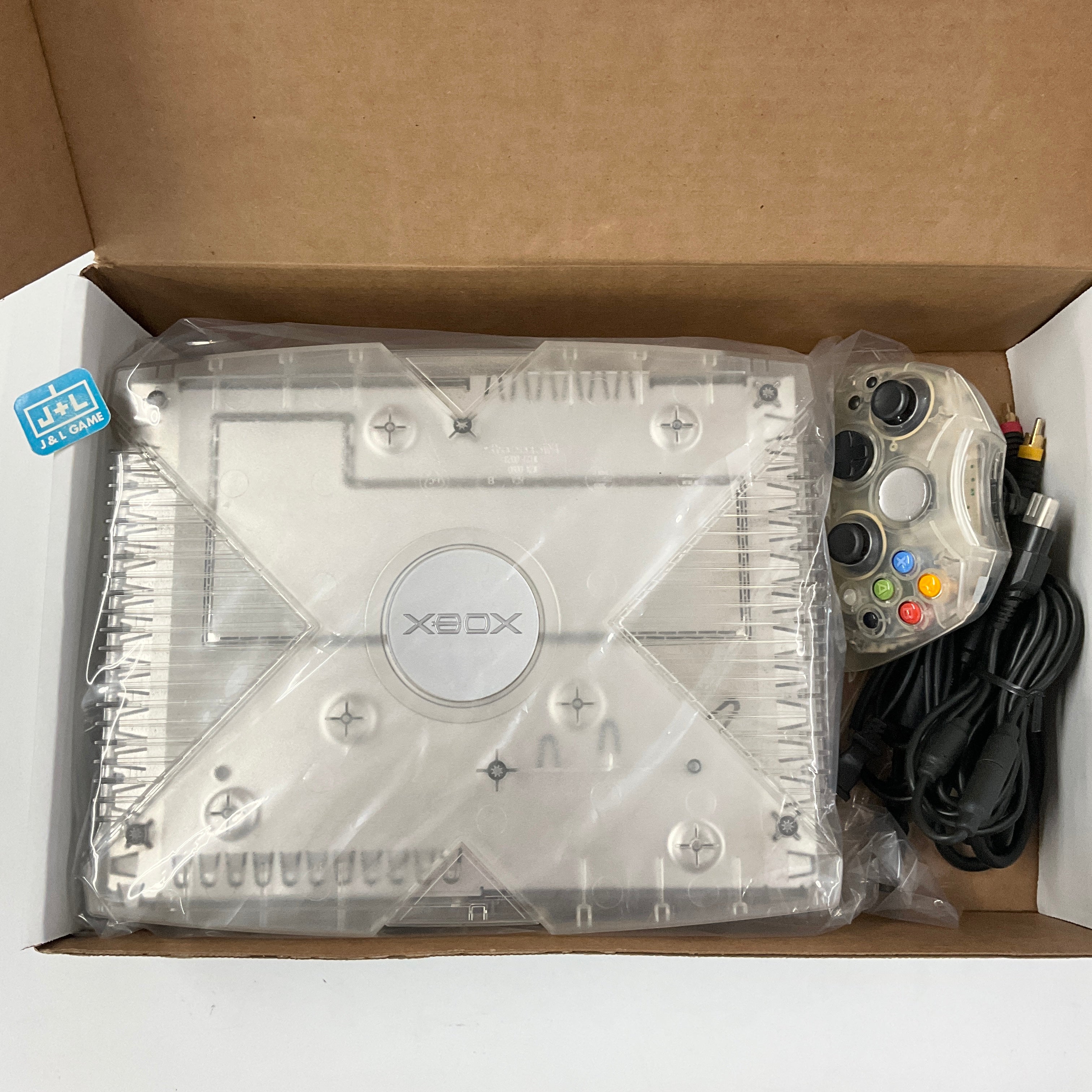 Microsoft Xbox Console (Crystal) - (XB) Xbox [Pre-Owned] Consoles Microsoft   