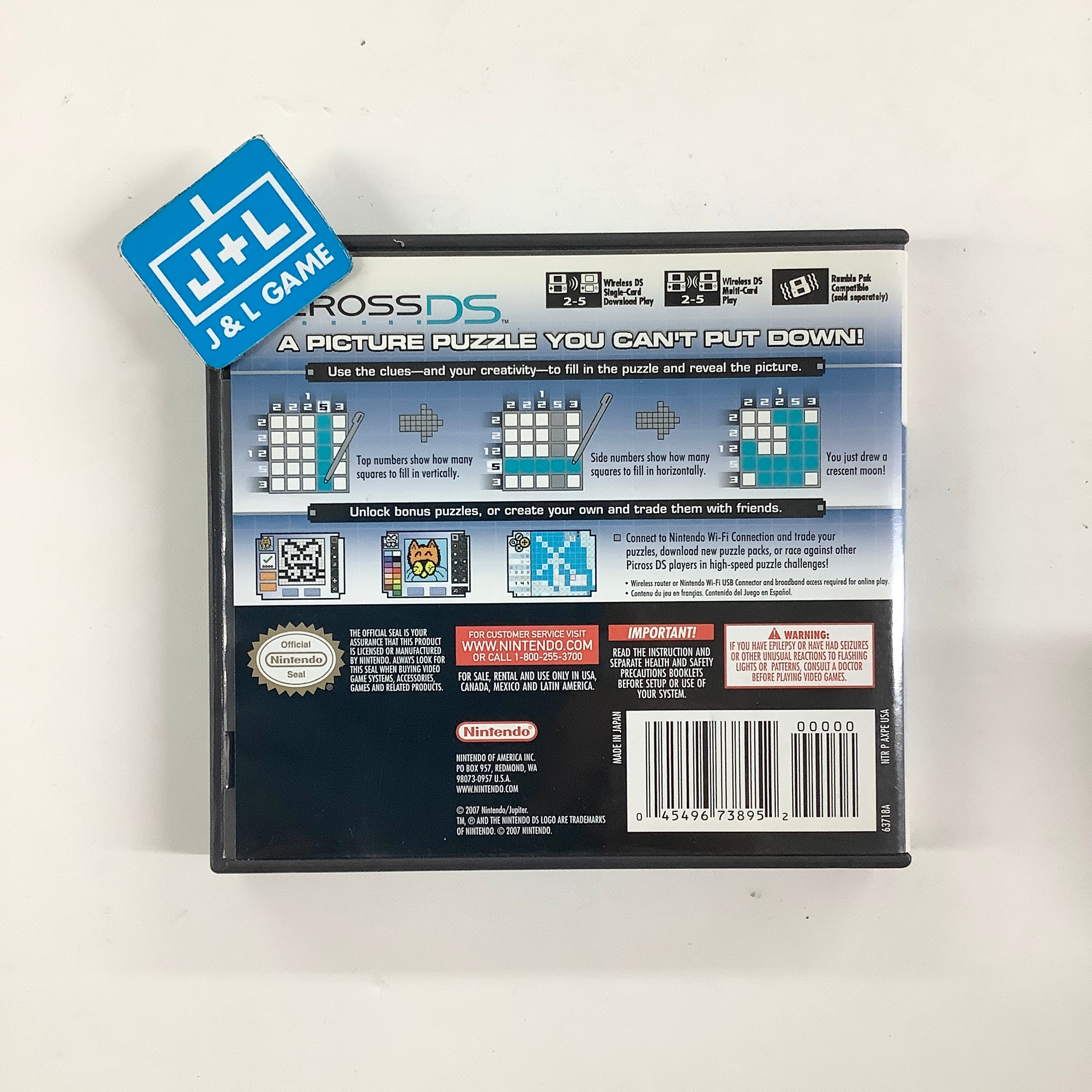 Picross DS - (NDS) Nintendo DS [Pre-Owned] Video Games Nintendo