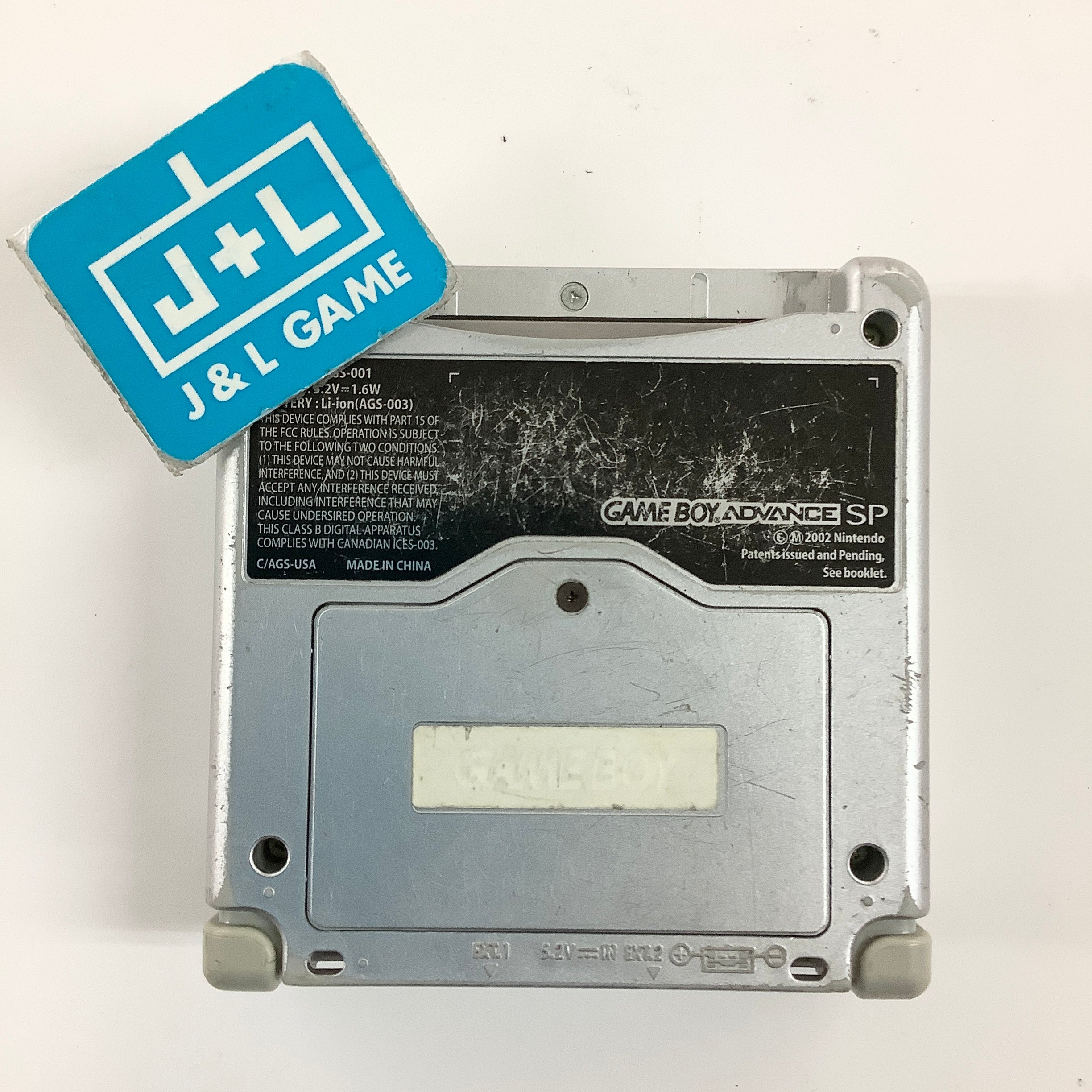 Nintendo Game Boy Advance SP Console AGS-001 (Silver) - (GBA) Game Boy Advance SP [Pre-Owned]