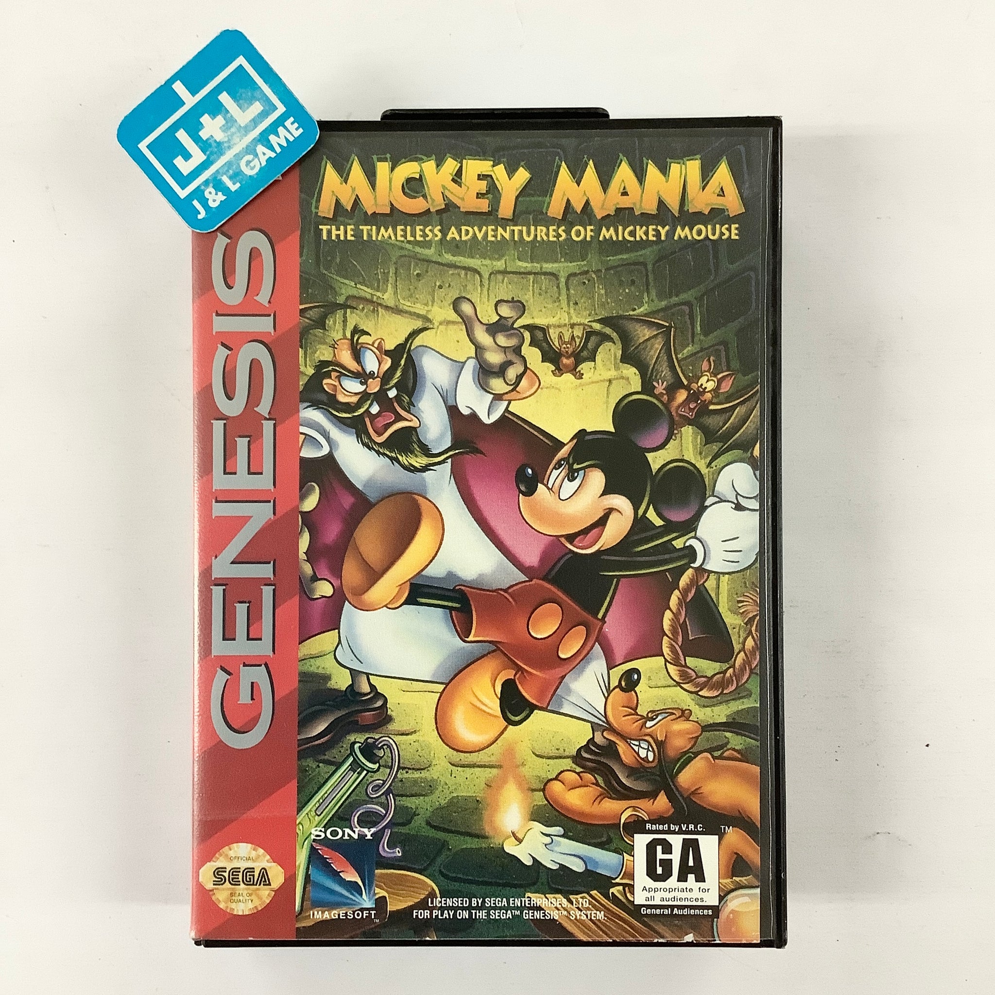 Mickey Mania: The Timeless Adventures of Mickey Mouse - (SG) SEGA Genesis [Pre-Owned]