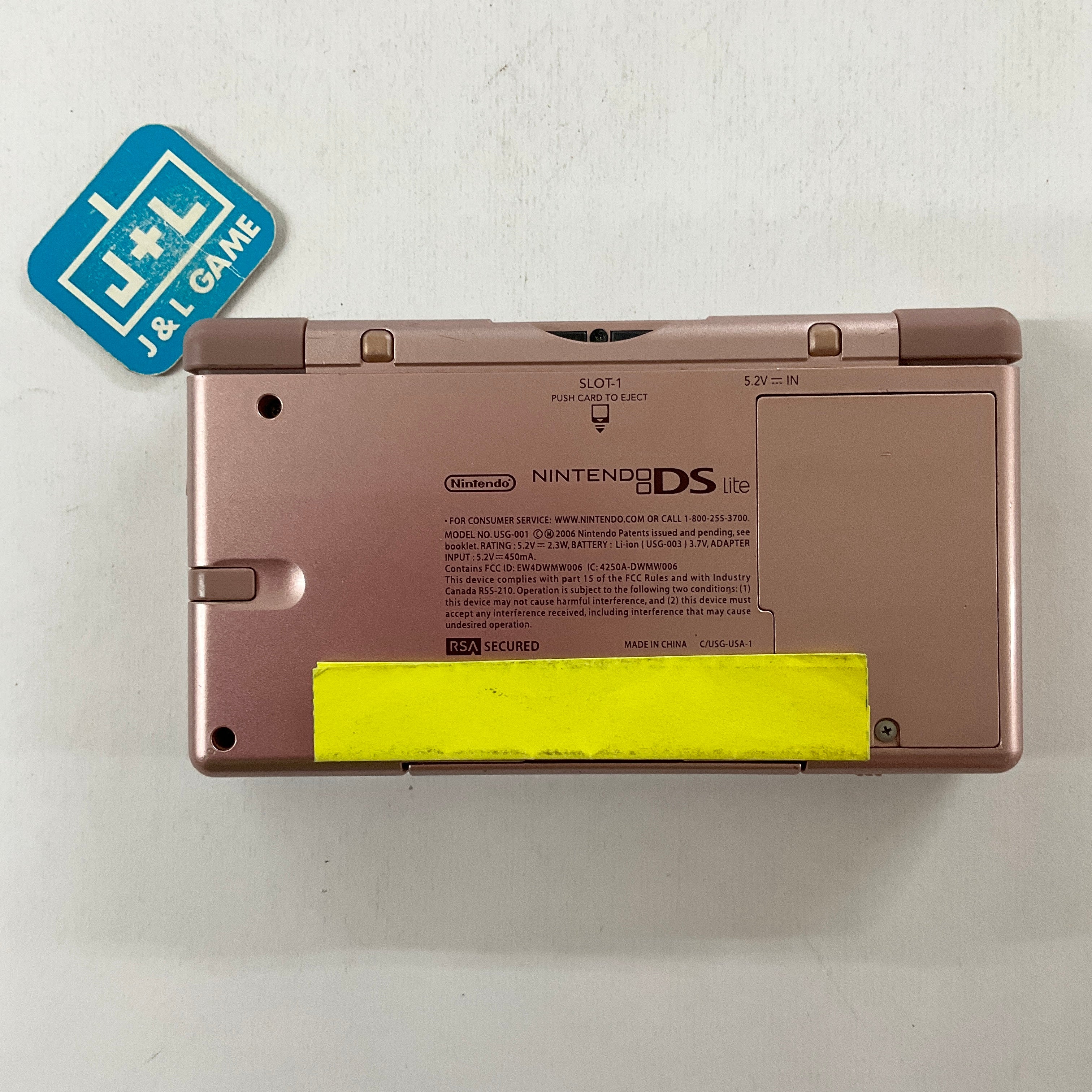 Nintendo DS Lite Console (Nintendogs Metallic Rose) - (NDS) Nintendo DS [Pre-Owned] Consoles Nintendo   