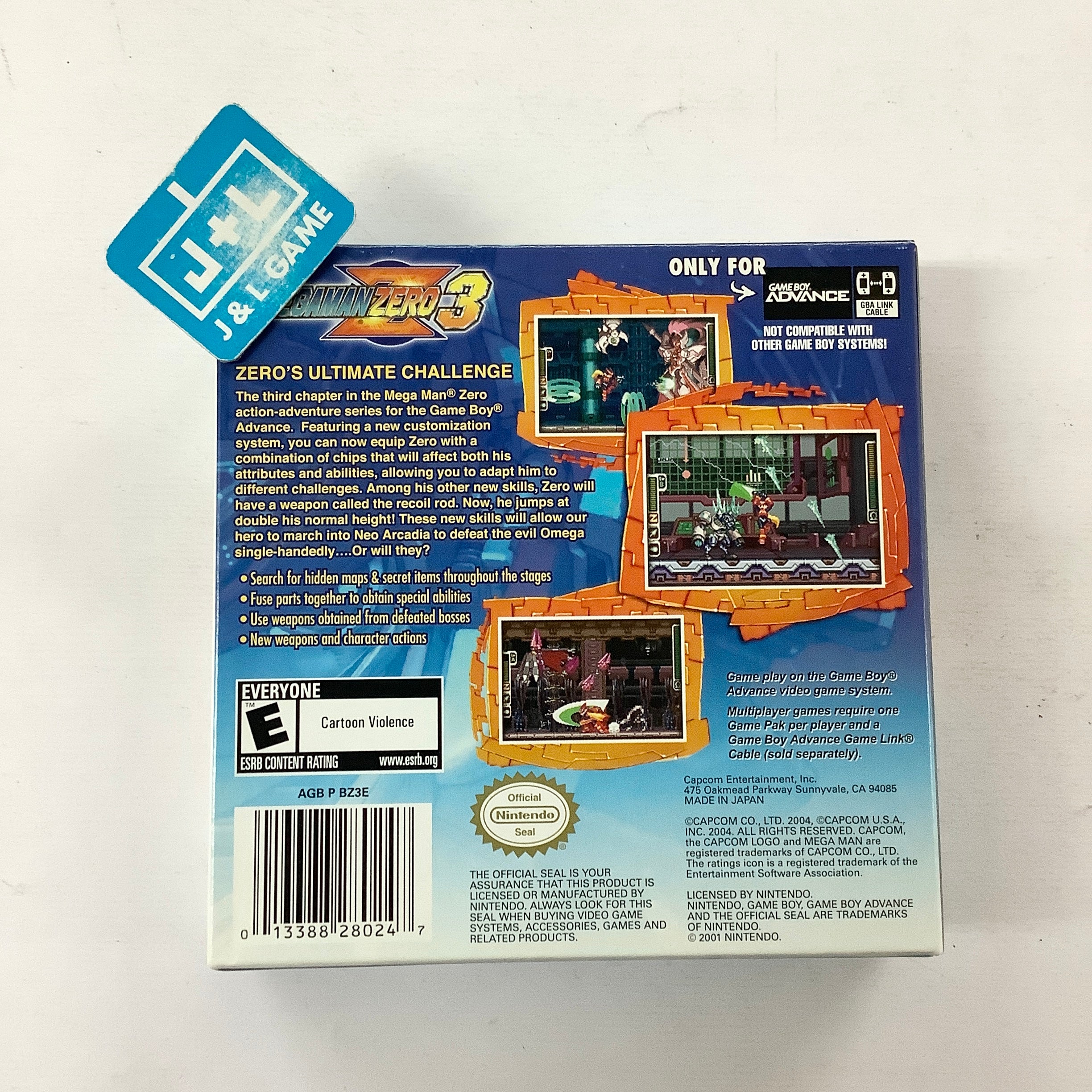 Mega Man Zero 3 - (GBA) Game Boy Advance [Pre-Owned] Video Games Capcom   