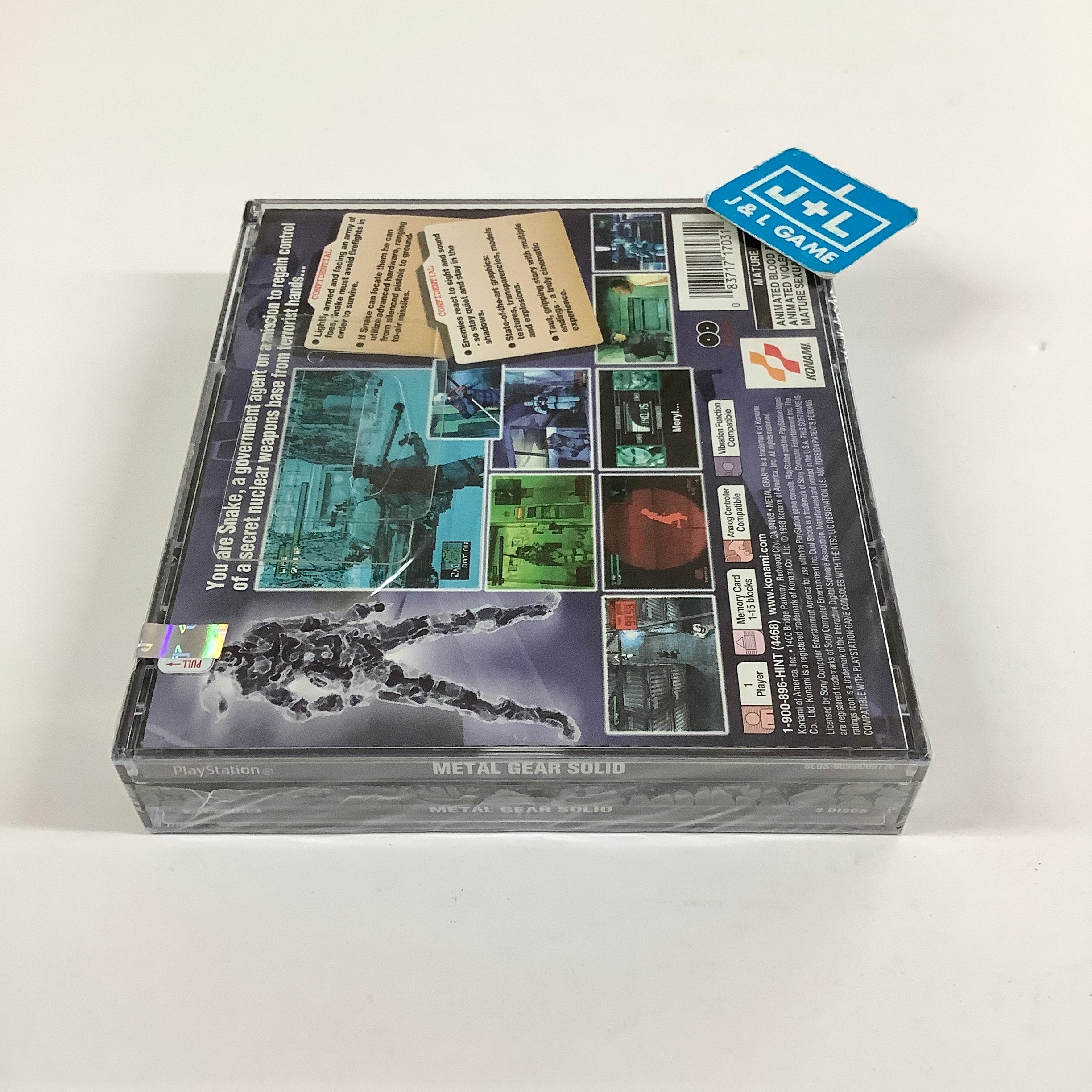 Metal Gear Solid - (PS1) PlayStation 1
