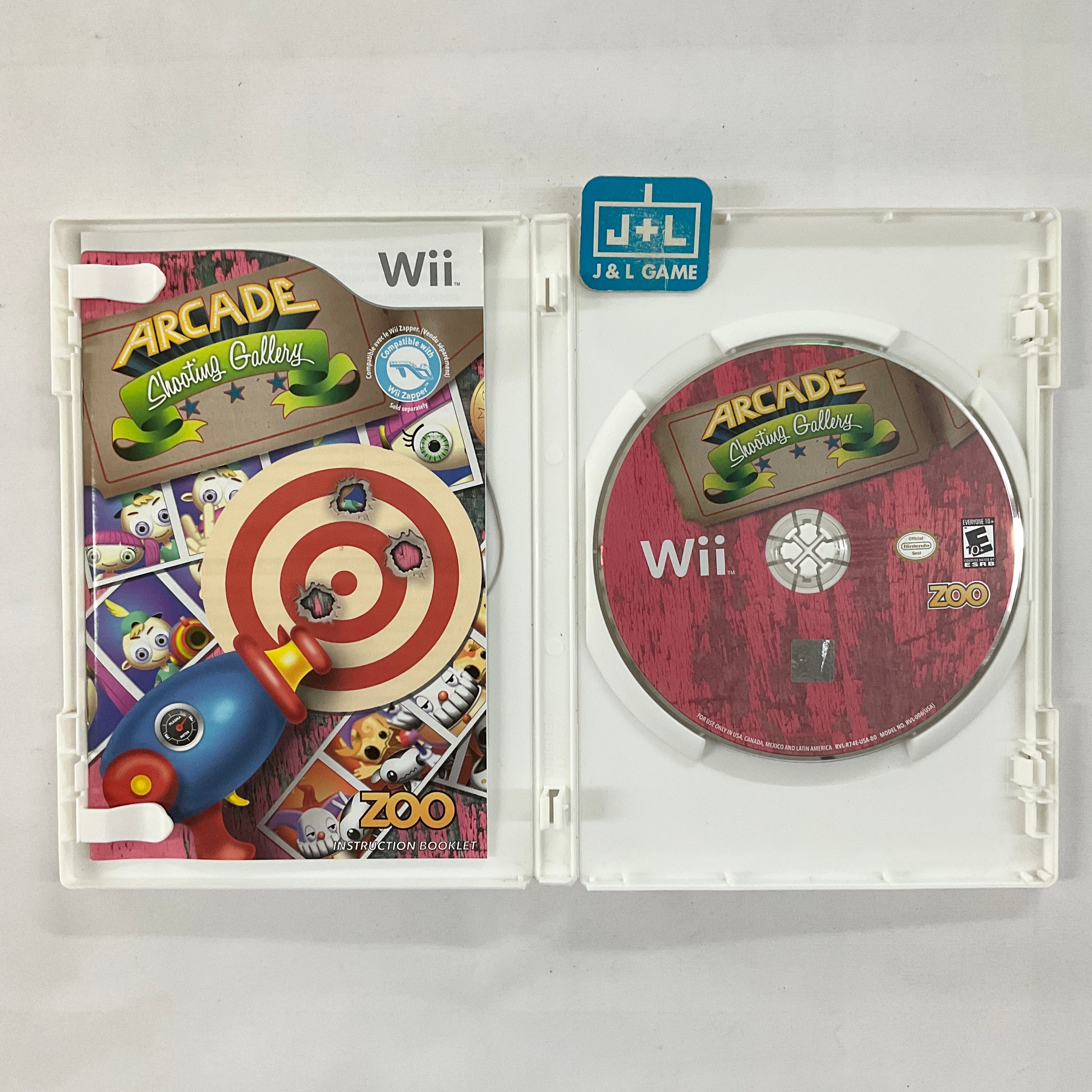 Arcade Shooting Gallery - Nintendo Wii [Pre-Owned] Video Games Zoo Games   
