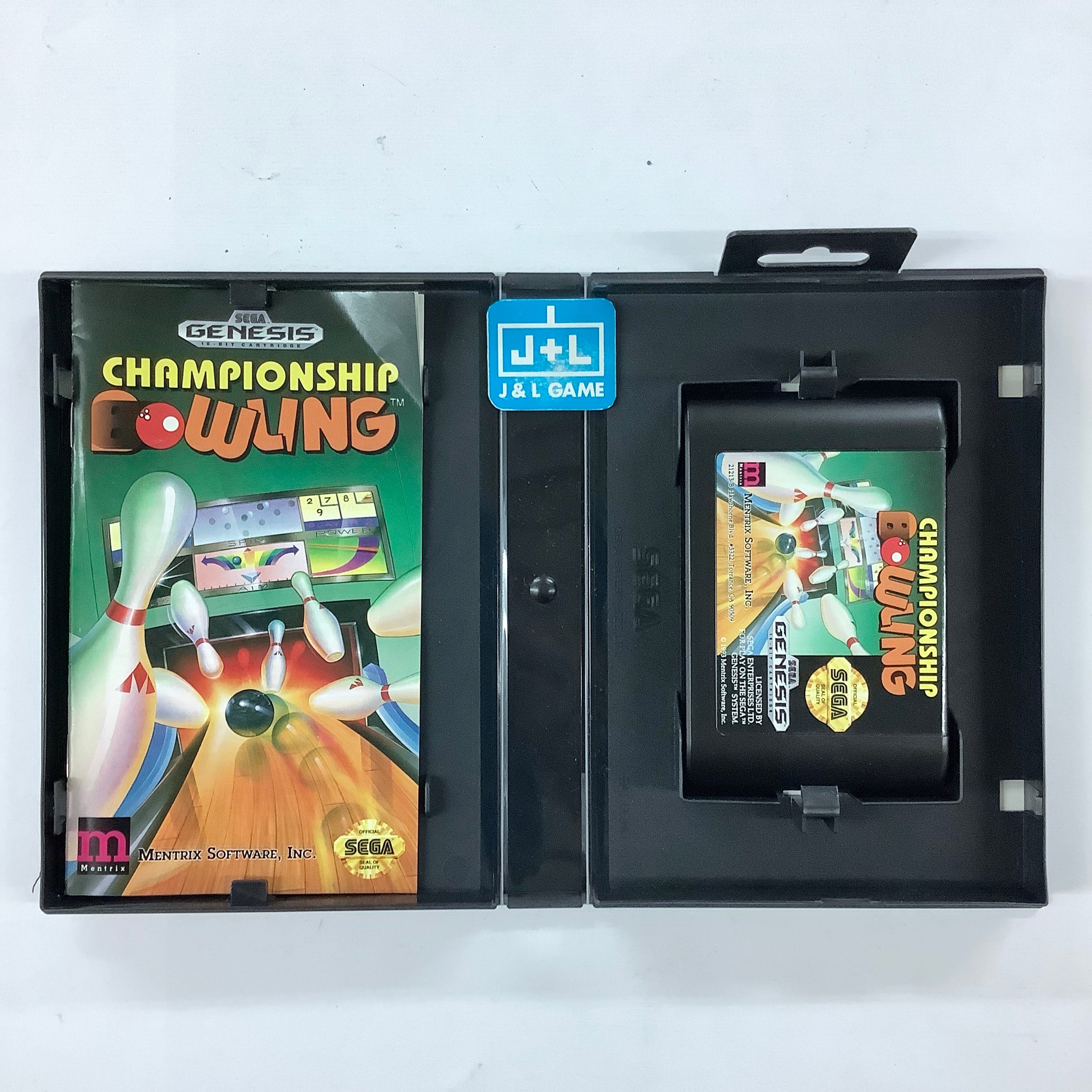 Championship Bowling - (SG) SEGA Genesis [Pre-Owned] Video Games Mentrix Software, Inc.   