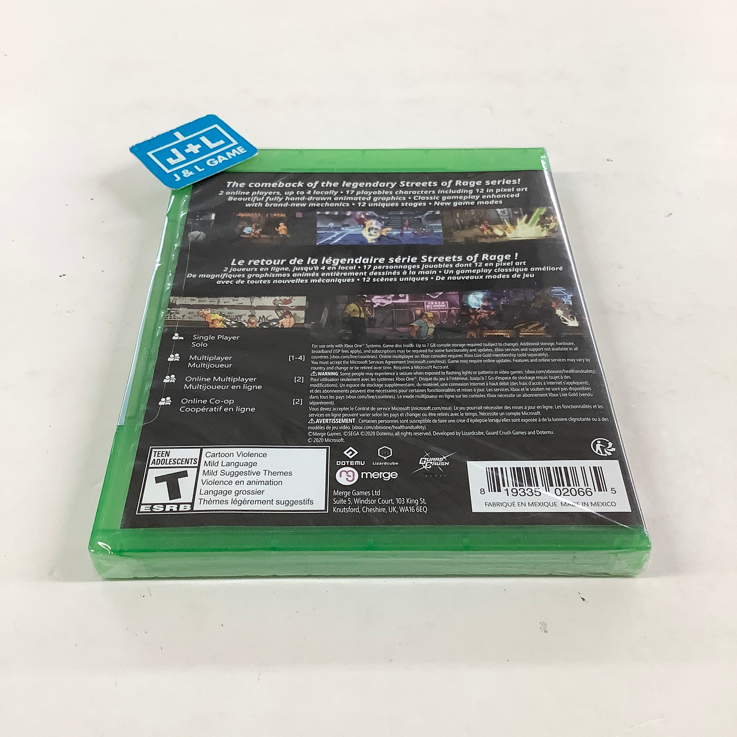 Streets of Rage 4 (With Artbook and Keyring) - (XB1) Xbox One Video Games Merge Games
