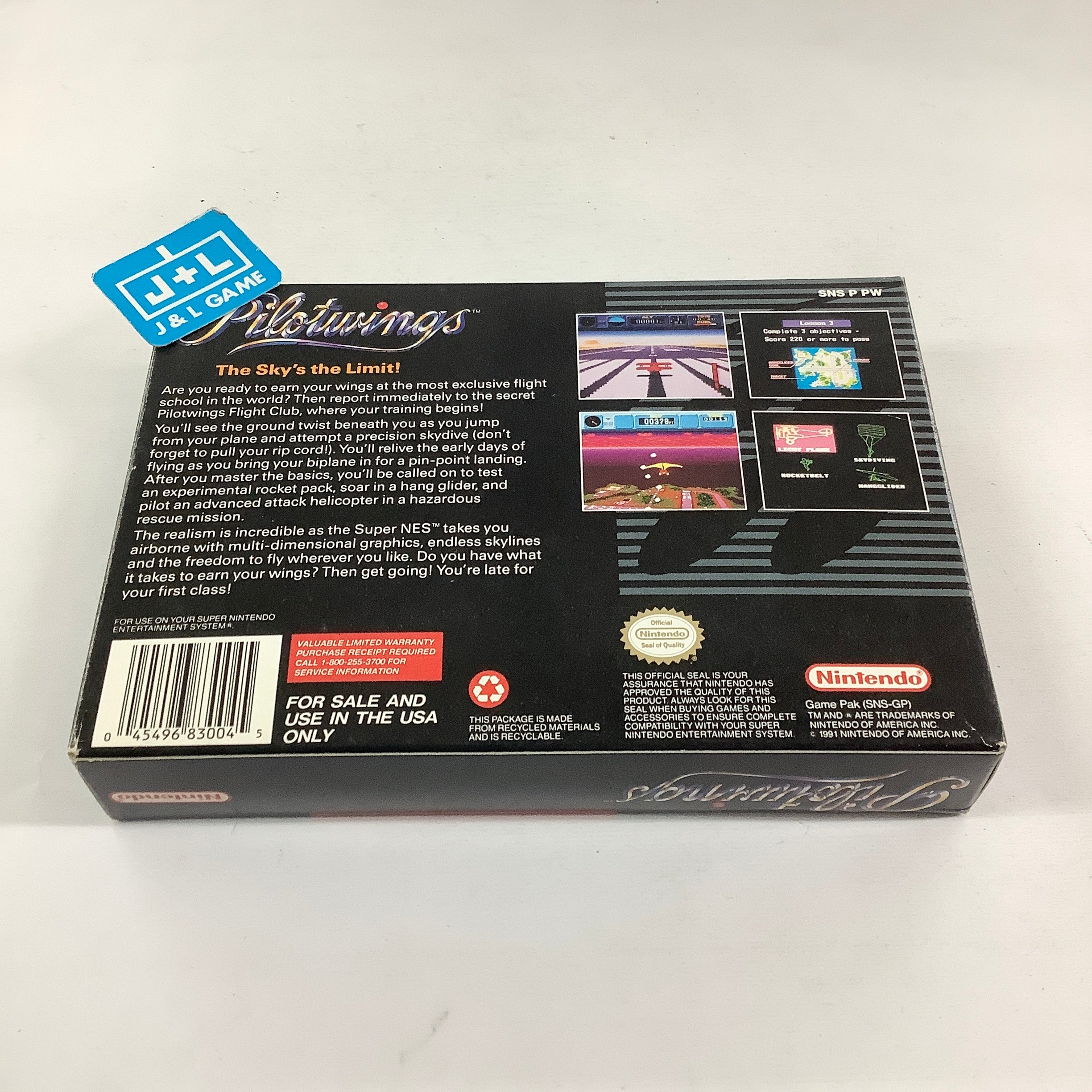 Pilotwings - (SNES) Super Nintendo [Pre-Owned] Video Games Nintendo