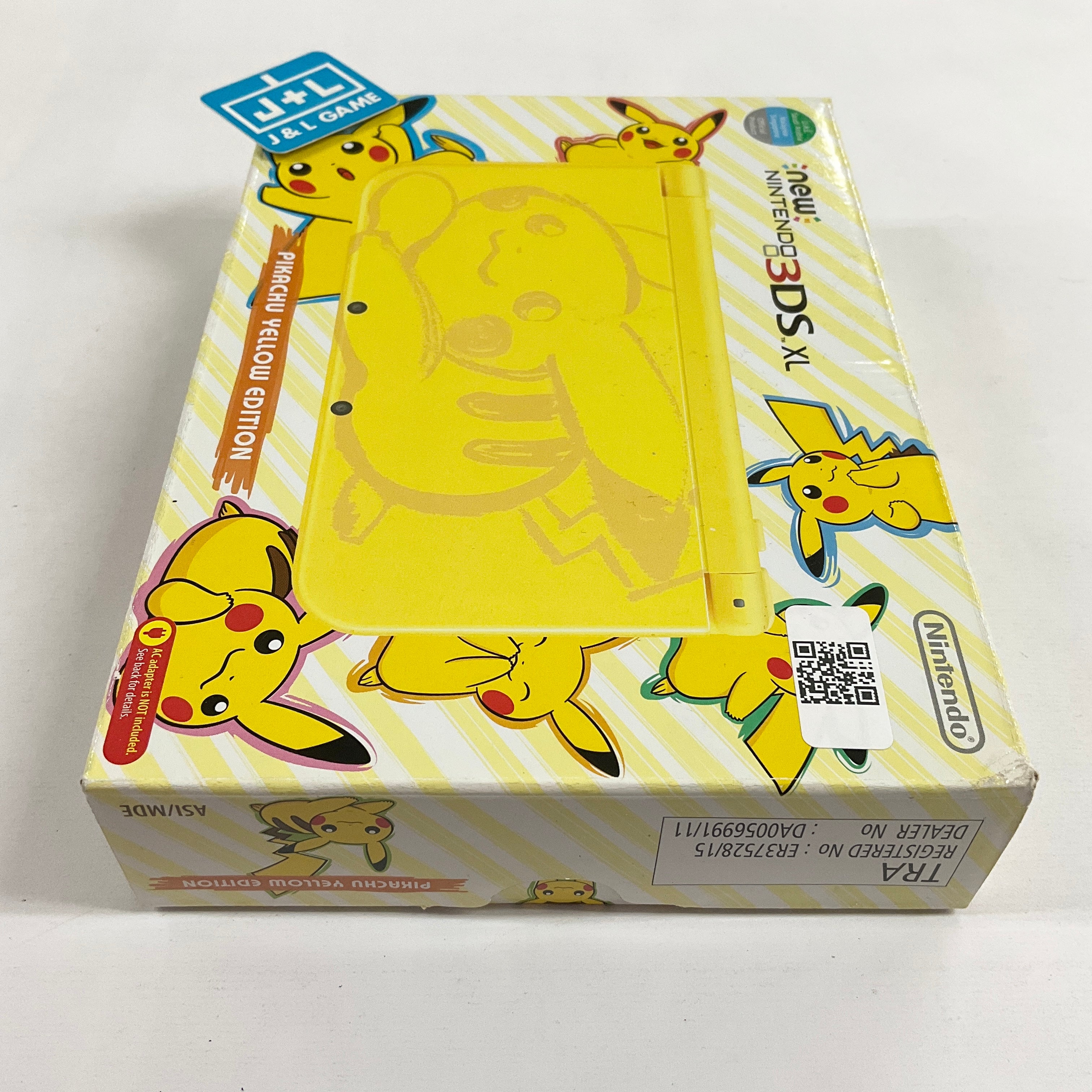 New Nintendo 3DS XL Console (Pikachu Yellow Edition) - Nintendo