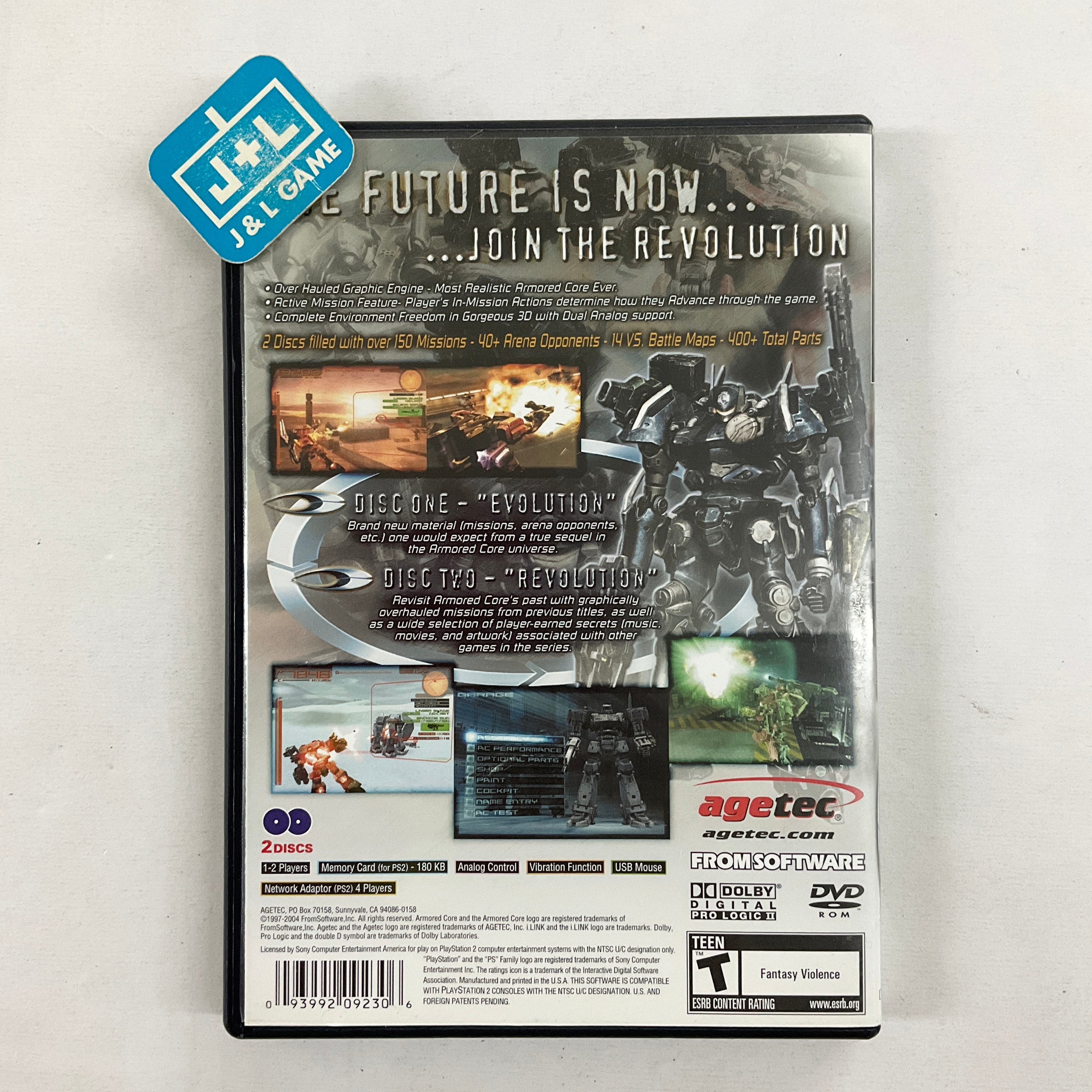 Armored Core: Nexus - (PS2) PlayStation 2 [Pre-Owned] | J&L Game