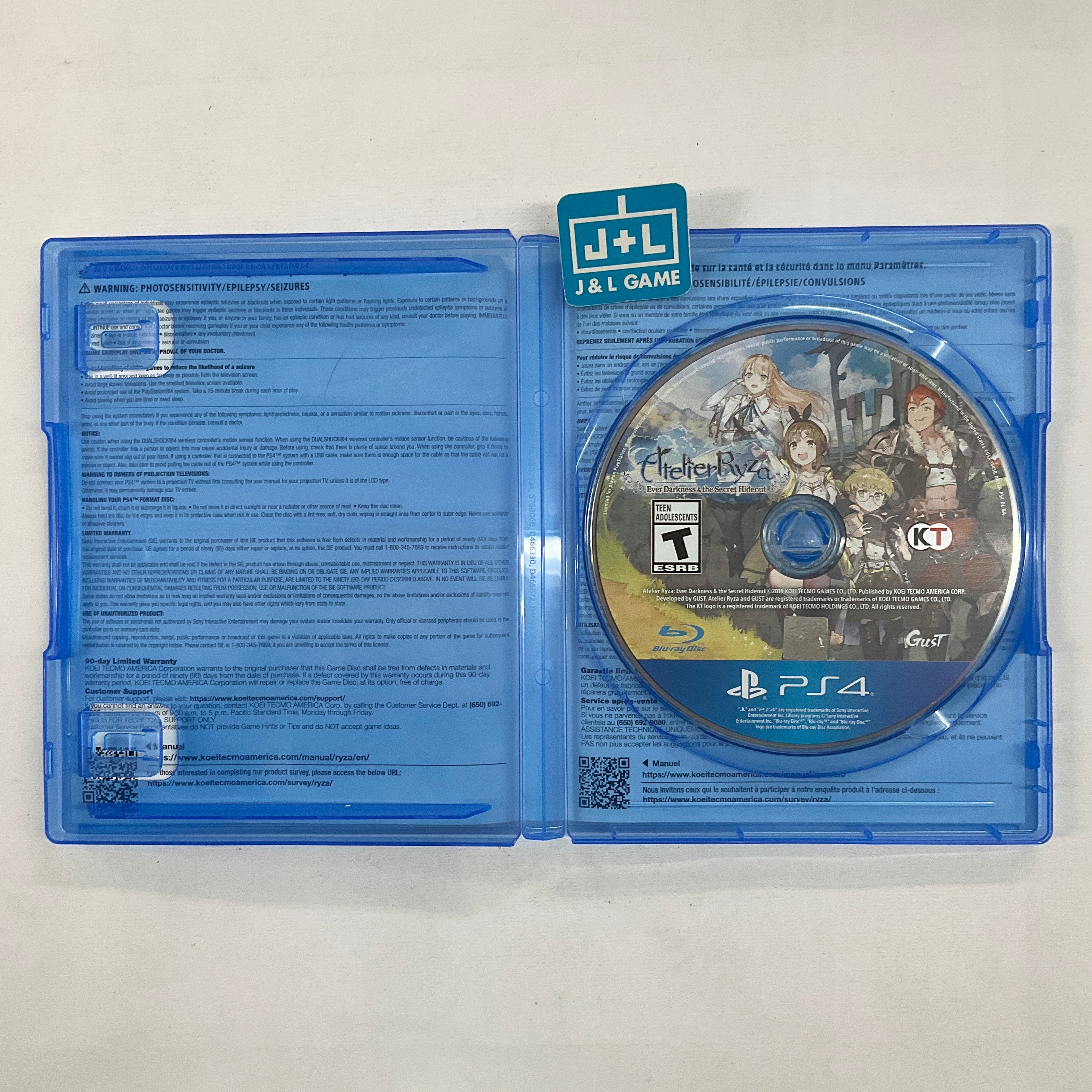 Atelier Ryza: Ever Darkness & The Secret Hideout - (PS4) PlayStation 4 [Pre-Owned] Video Games KT   