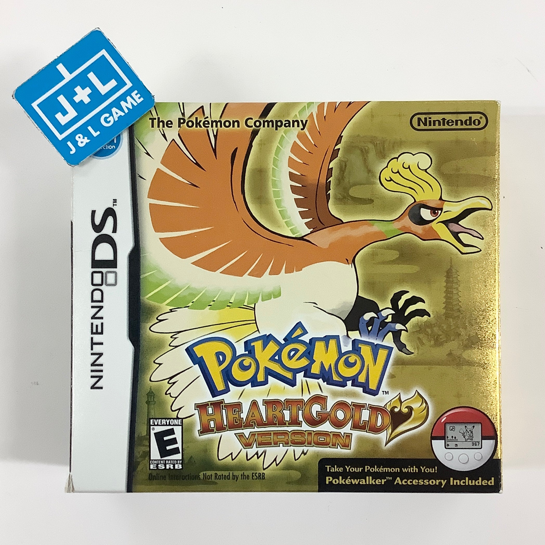 Pokemon HeartGold Version (w/ Pokewalker) - (NDS) Nintendo DS [Pre-Owned]
