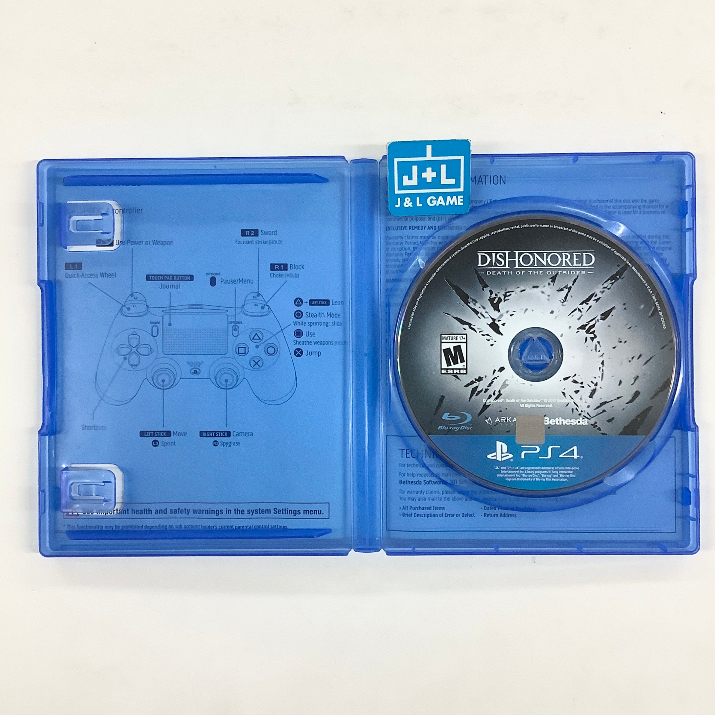 Dishonored: Death of the Outsider - (PS4) PlayStation 4 [Pre-Owned] Video Games Bethesda Softworks